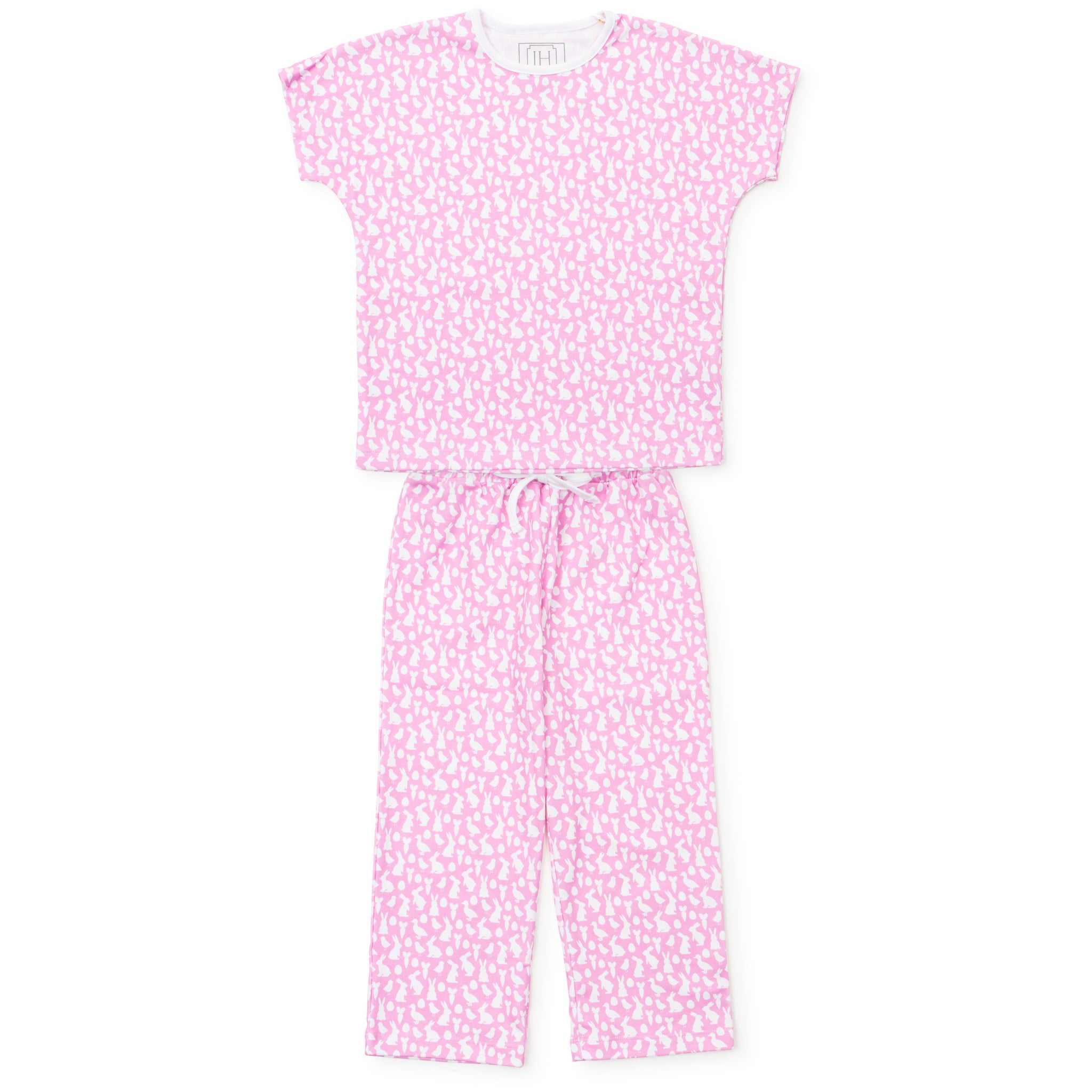 Merrick Girls' Pant Set - Easter Time Pink