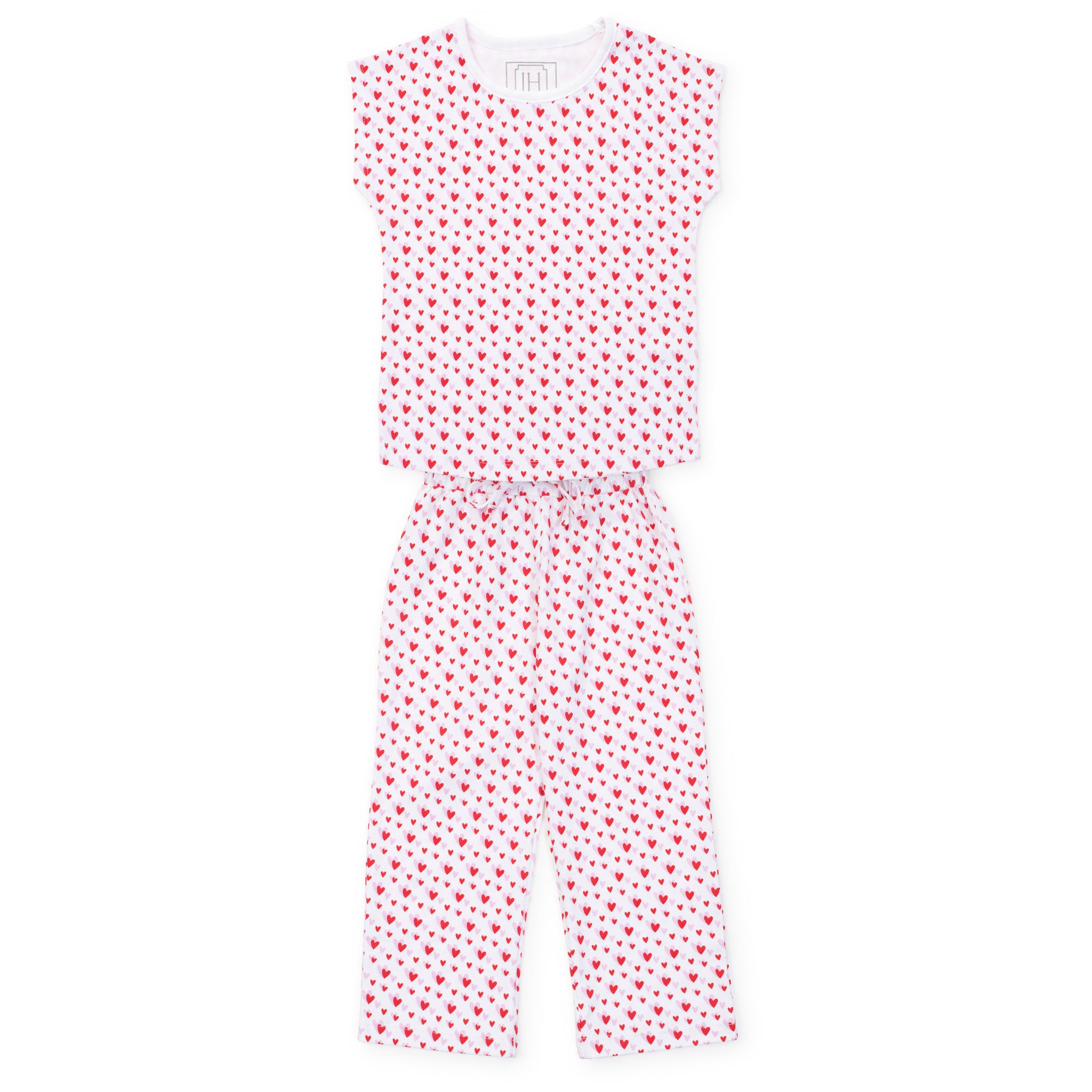 Merrick Girls' Pant Set - Heart to Heart Pink