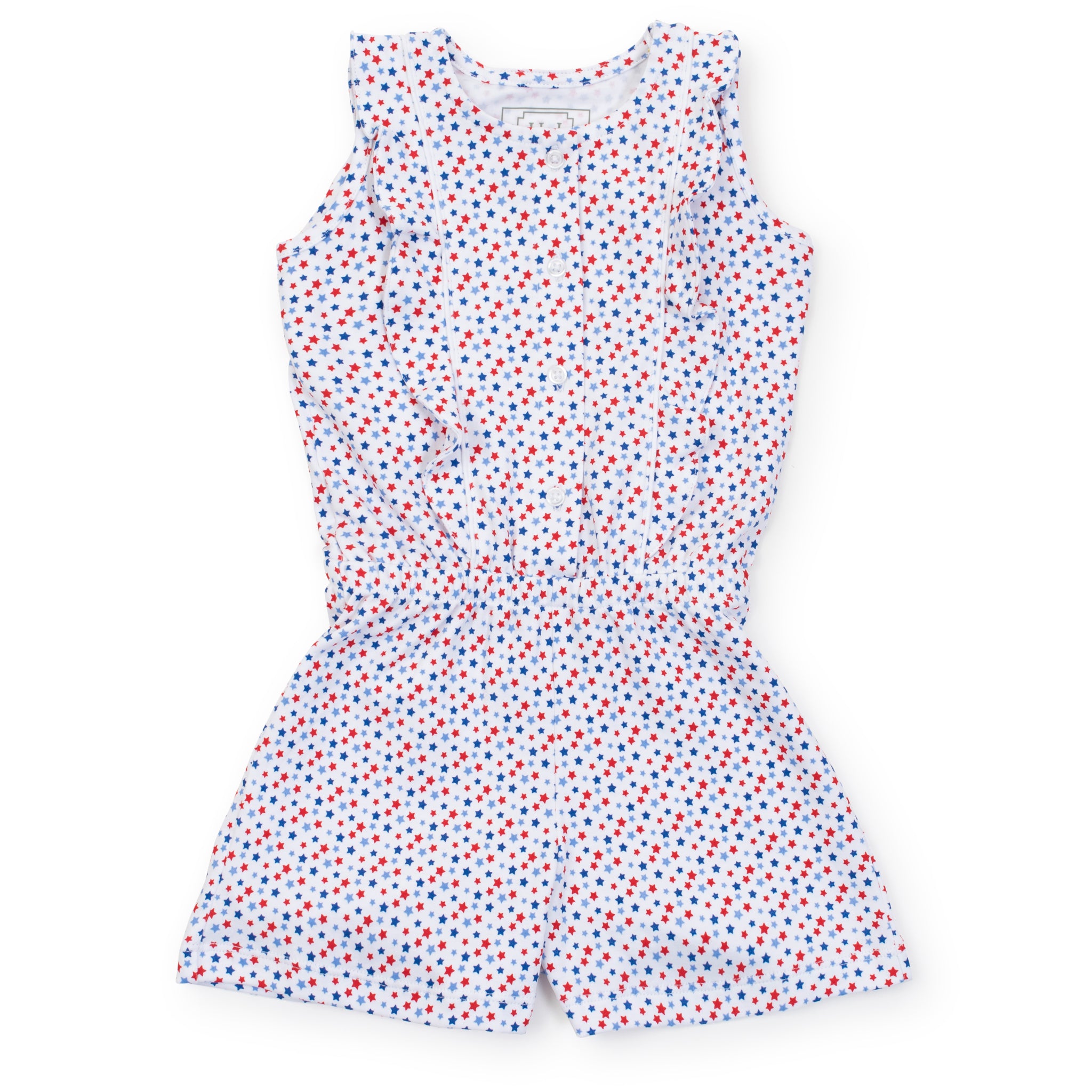 Lola Girls' Romper - Star Spangled