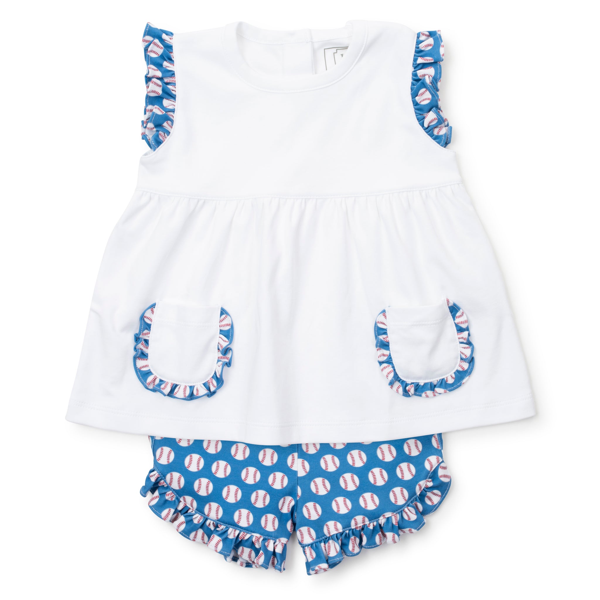 Gentry Girls' Short Set - Baseball Grandslam