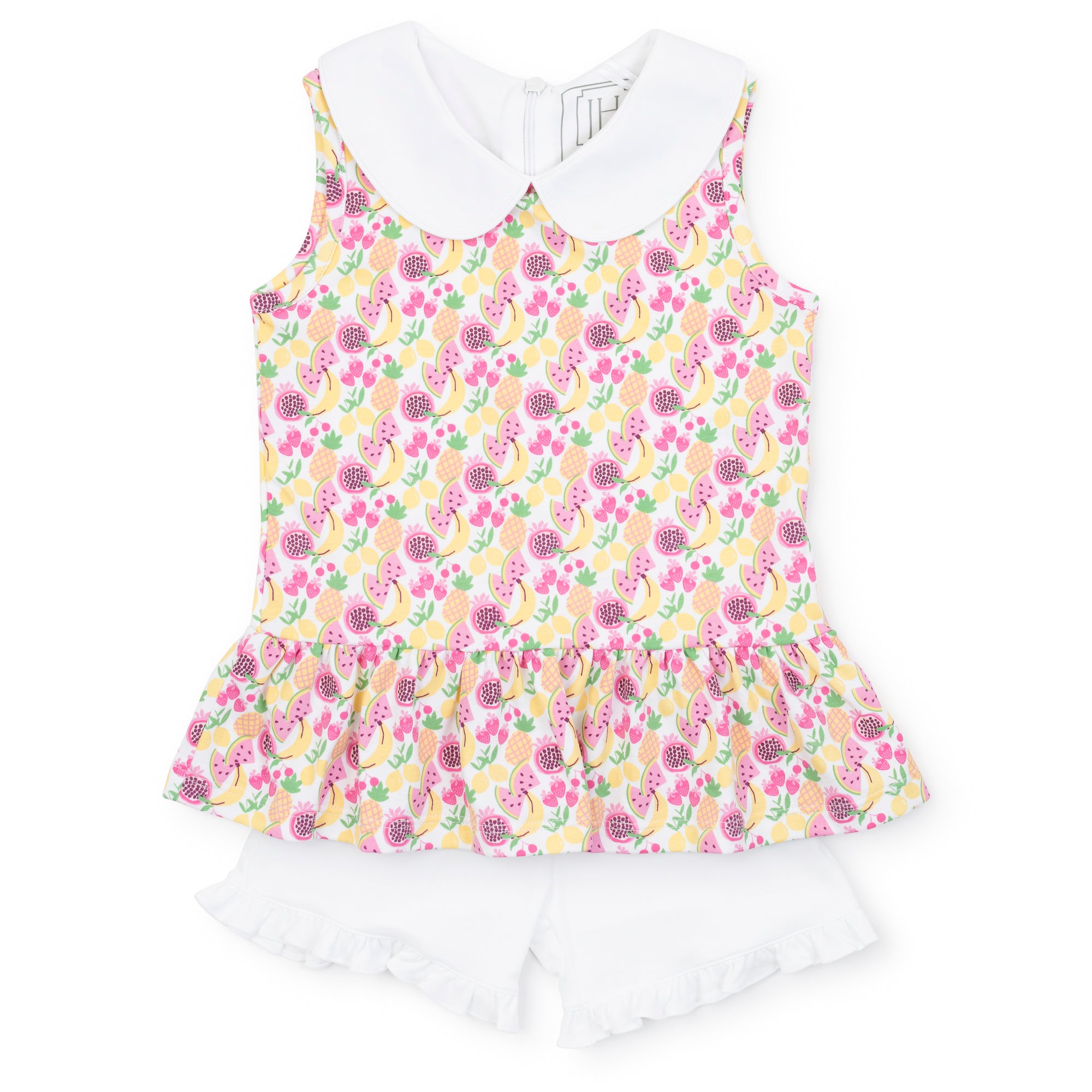 SALE Landry Girls' Pima Cotton Short Set - Tropical Fruit