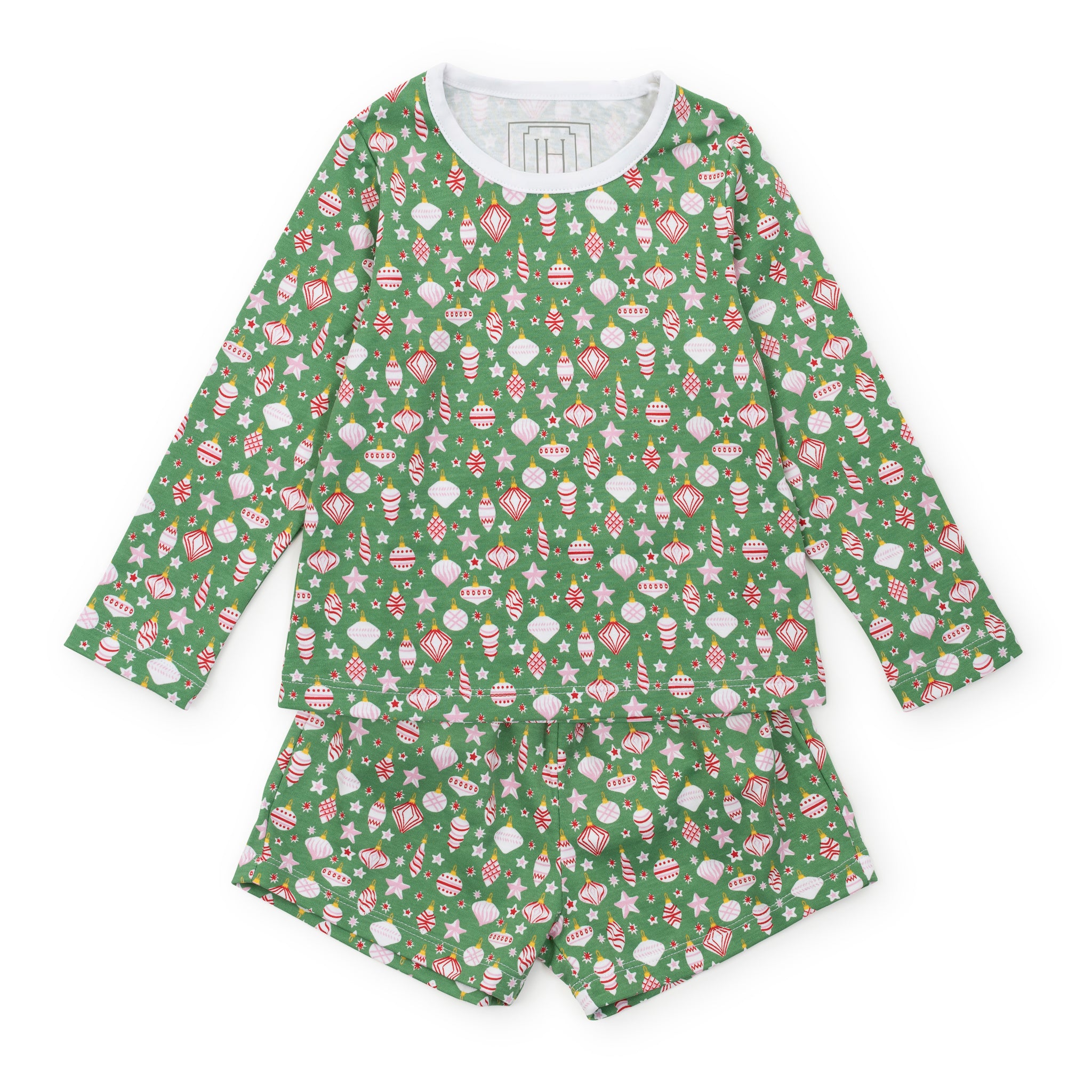 Sophie Girls' Short Set - Retro Ornaments