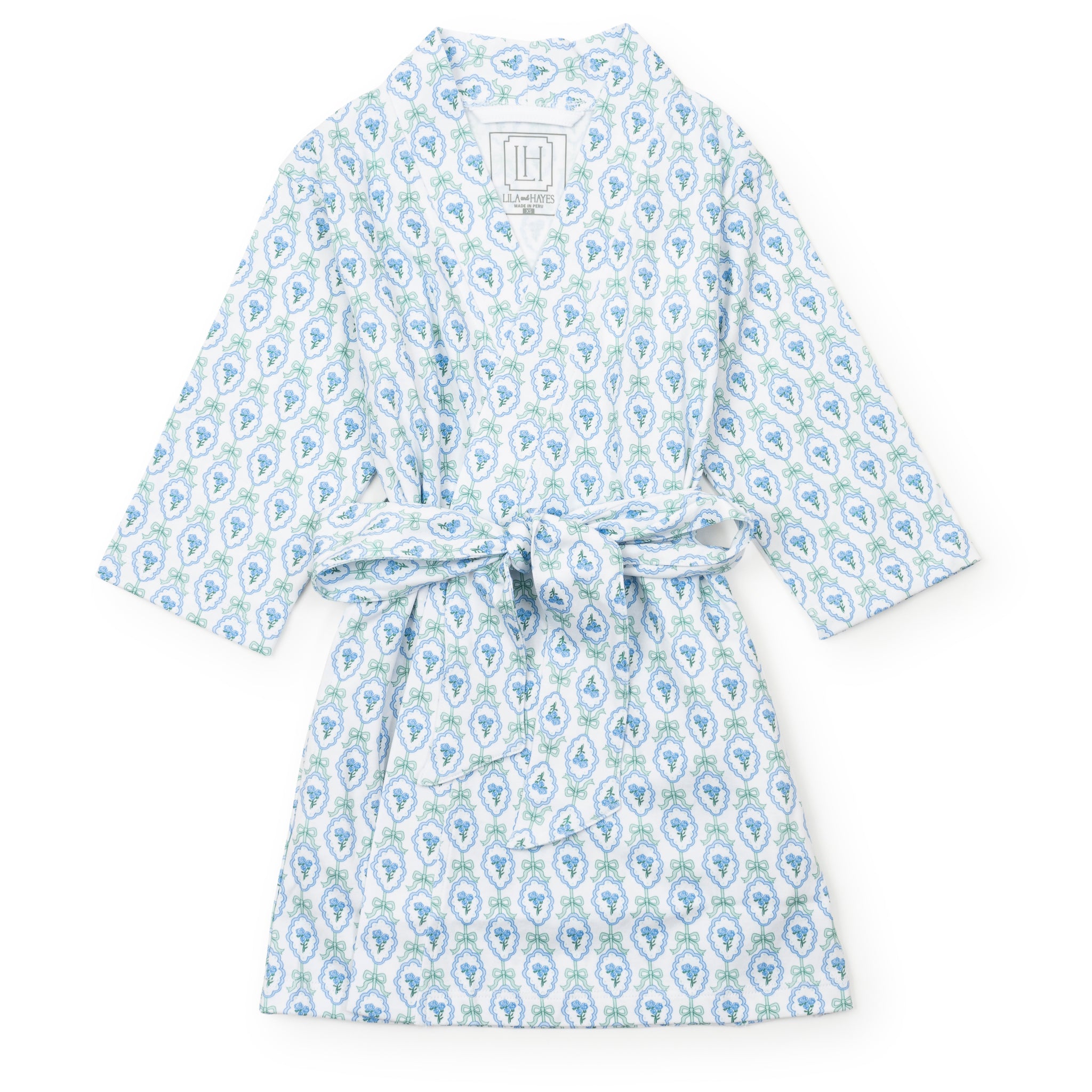 Gwen Girls' Spa Wrap - Hampton Blooms