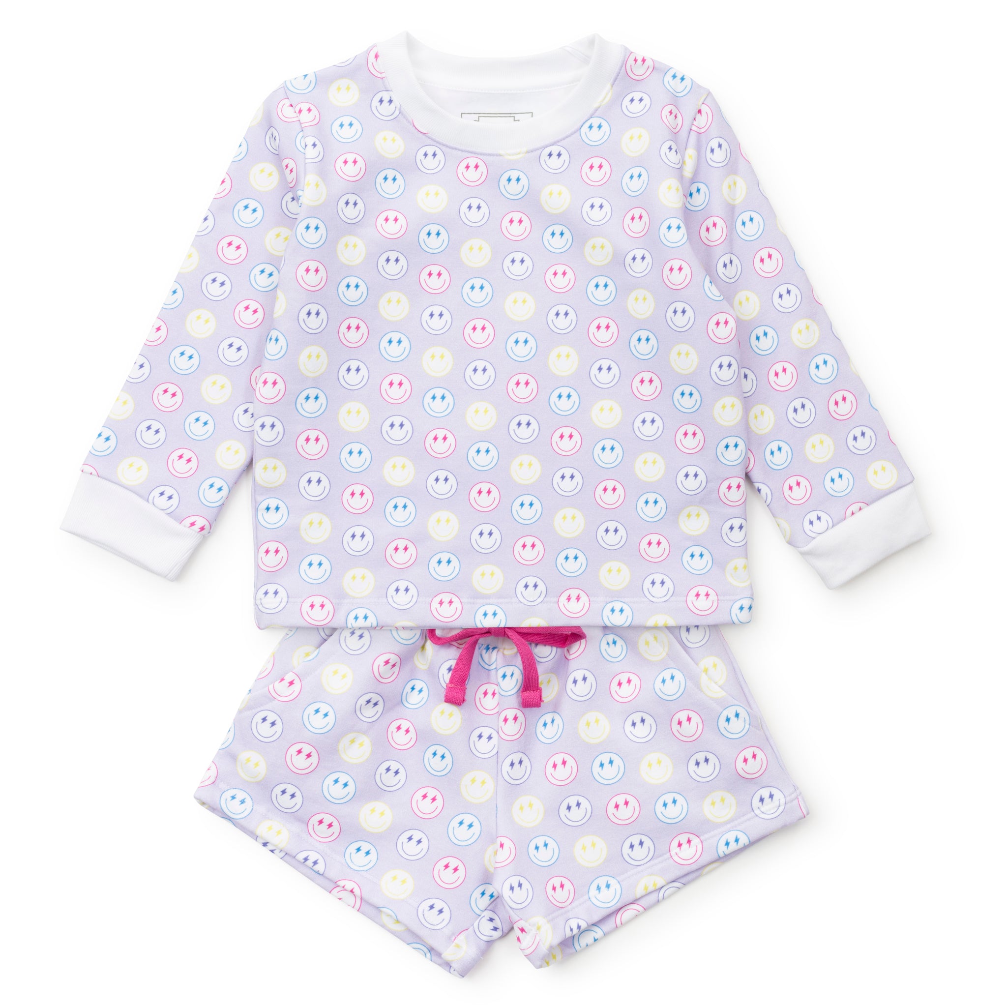 Stella Girls' Sweatshirt Short Set - Preppy Smiles