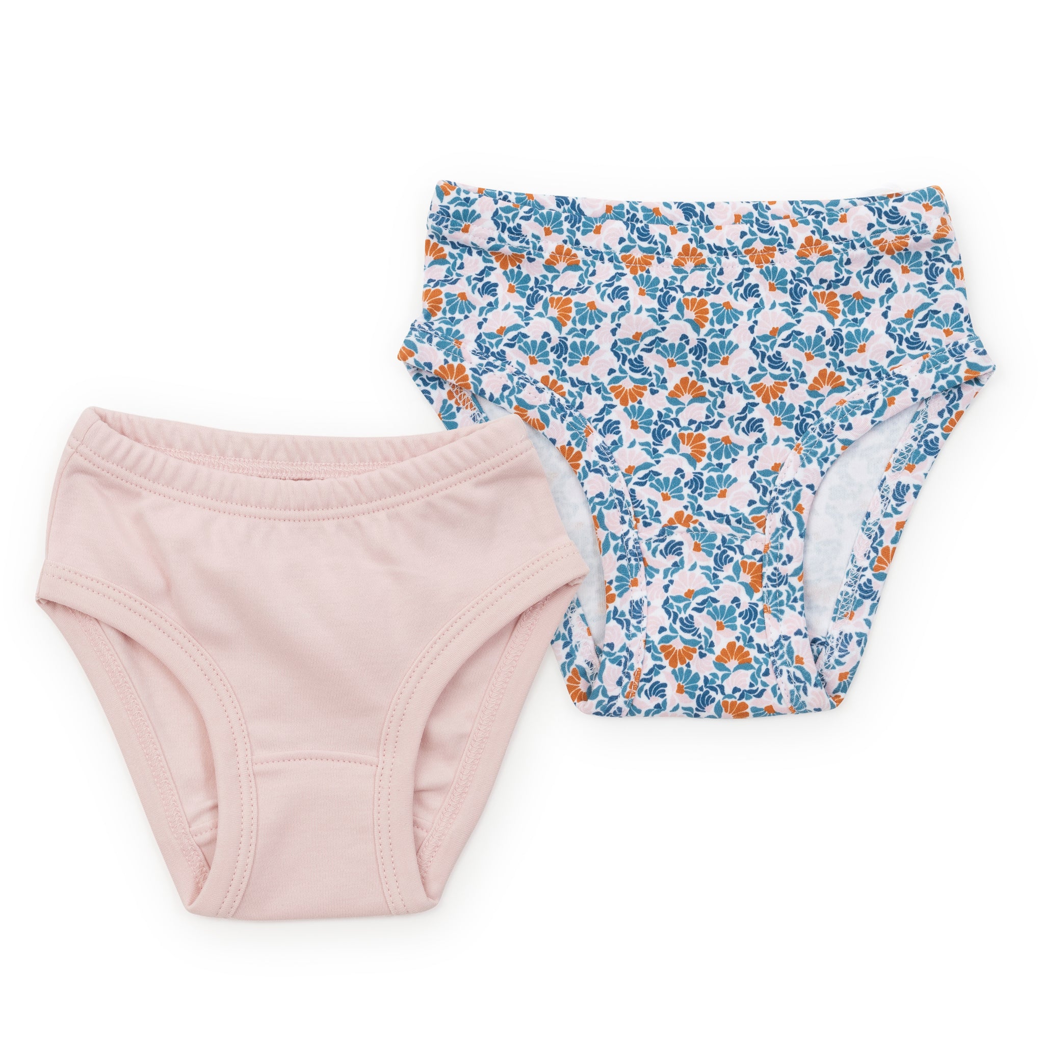 Lauren Girls' Underwear Set - Autumn Blooms/Light Pink