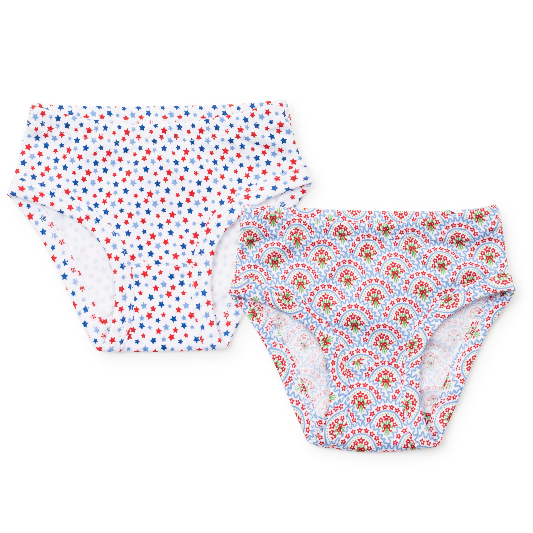 Lauren Girls' Underwear Set - Bunting Floral/Star Spangled