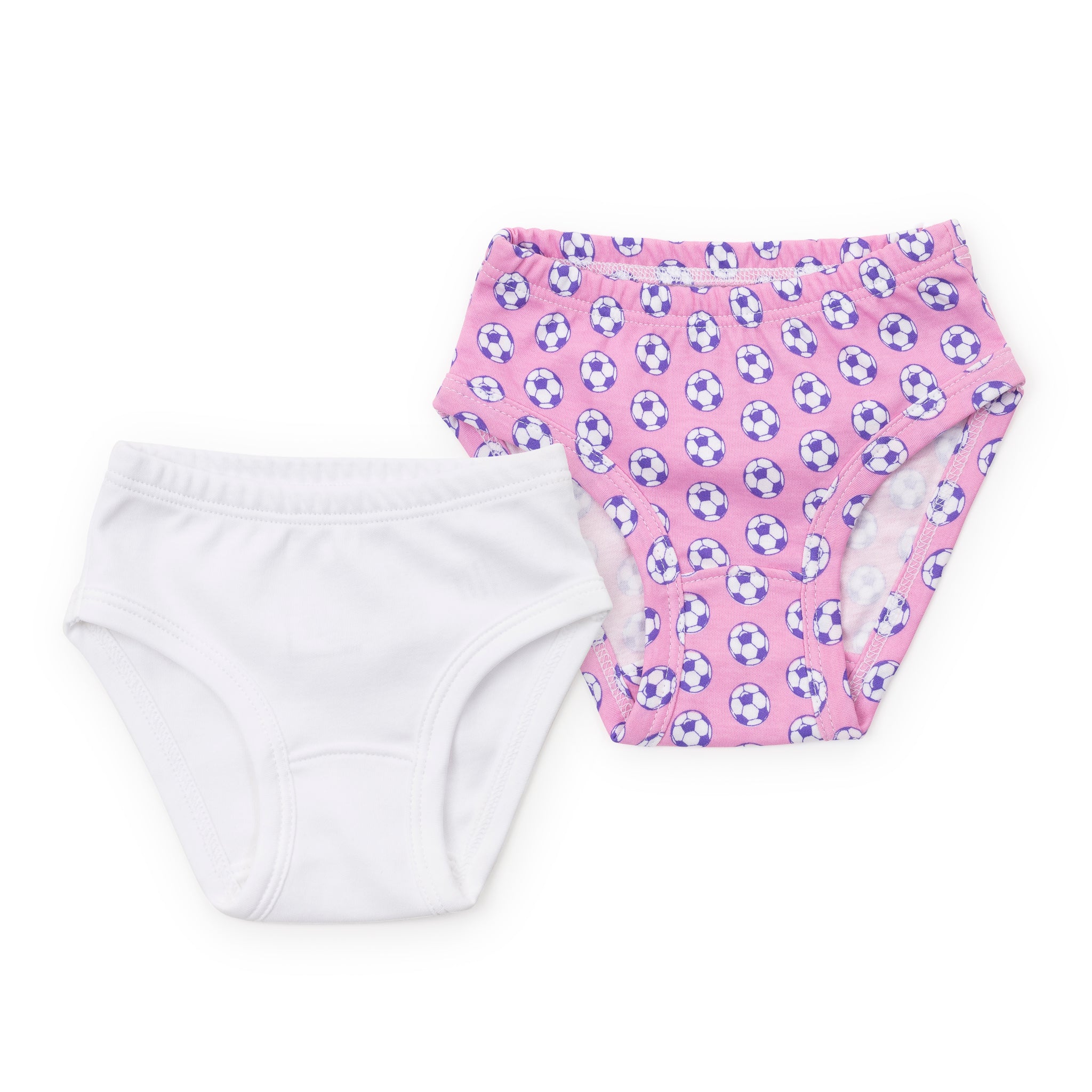 Lauren Girls' Underwear Set - Soccer Girls/White