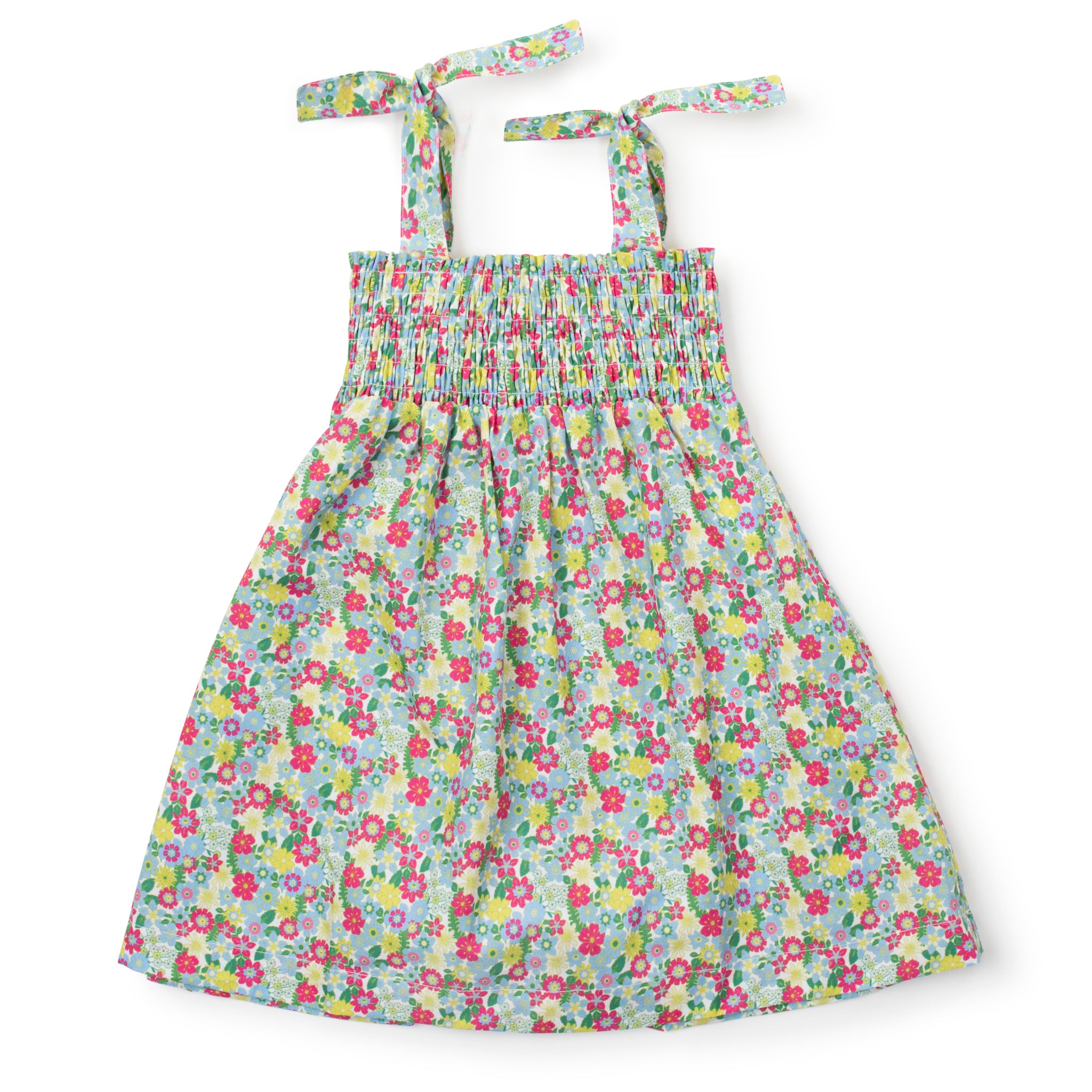 Betsy Girls' Woven Pima Cotton Dress - Arboretum Floral