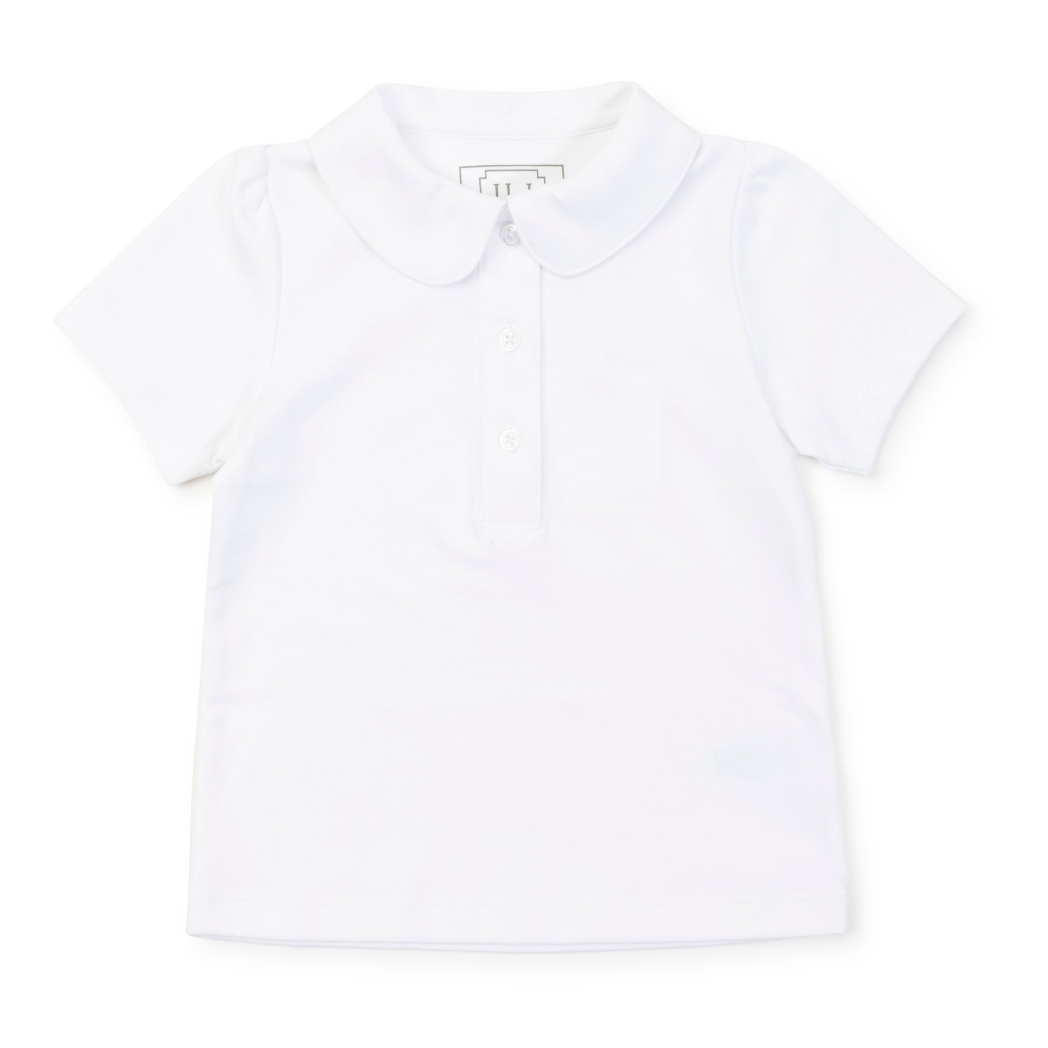 Uniform Madison Girls' Polo Short Sleeve Shirt - White