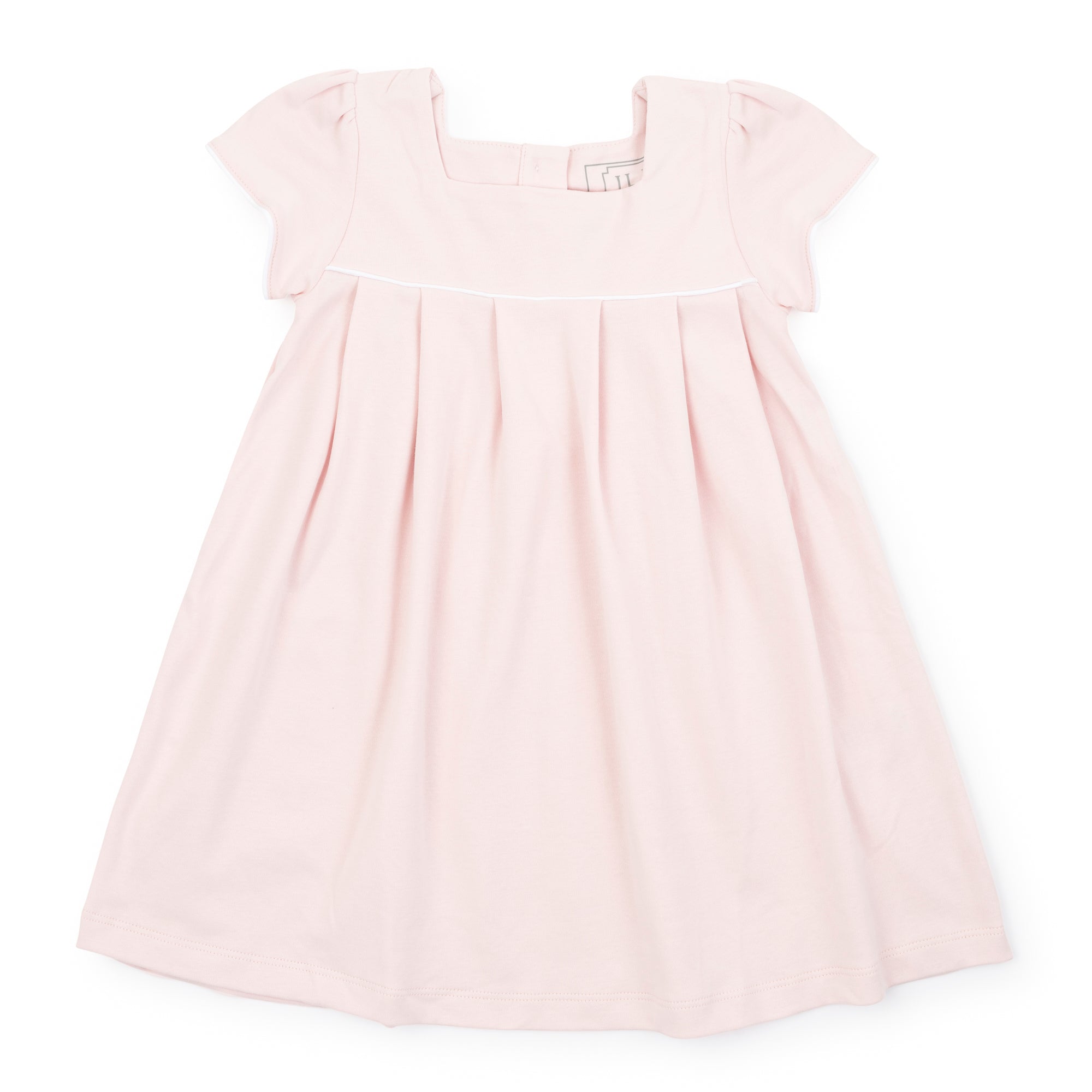 Lizzy Girls' Pima Cotton Dress - Light Pink