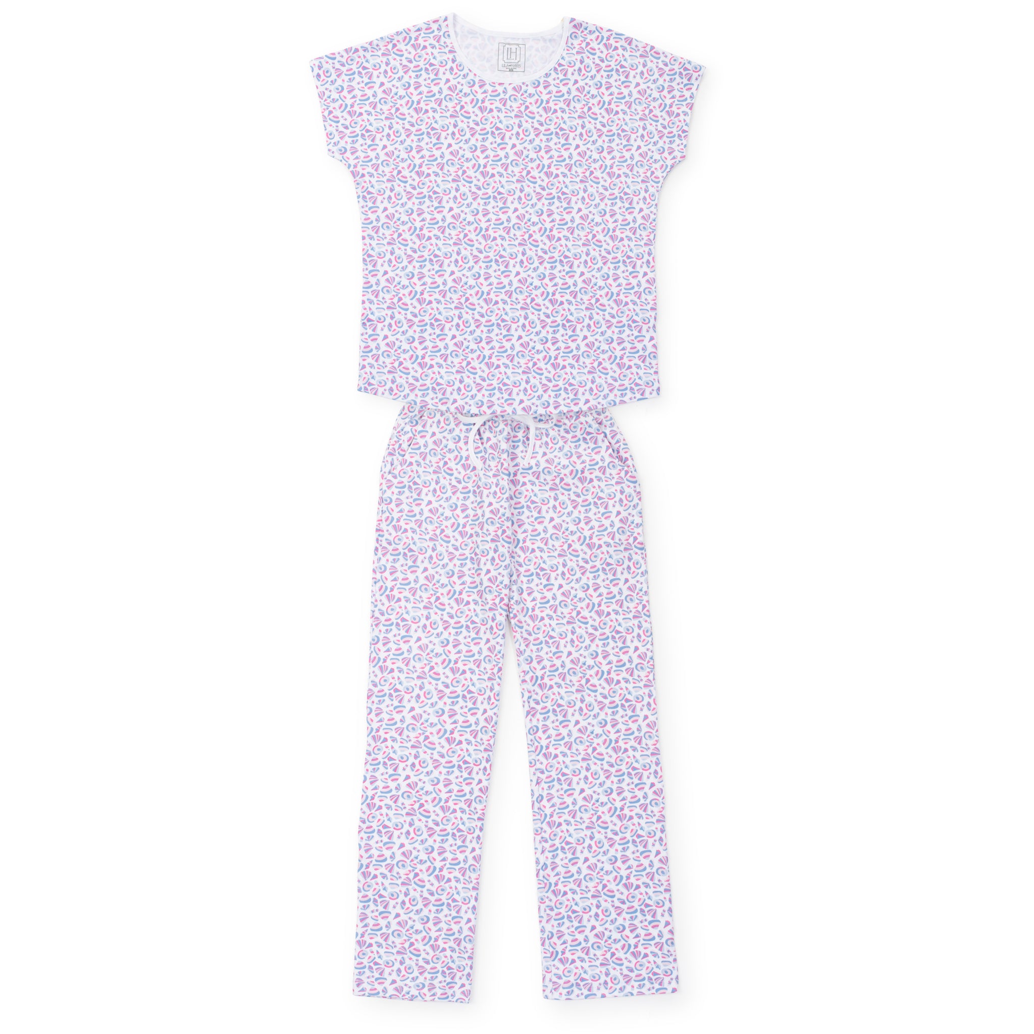 Marcia Women's Pajama Pant Set - Seashells on the Seashore