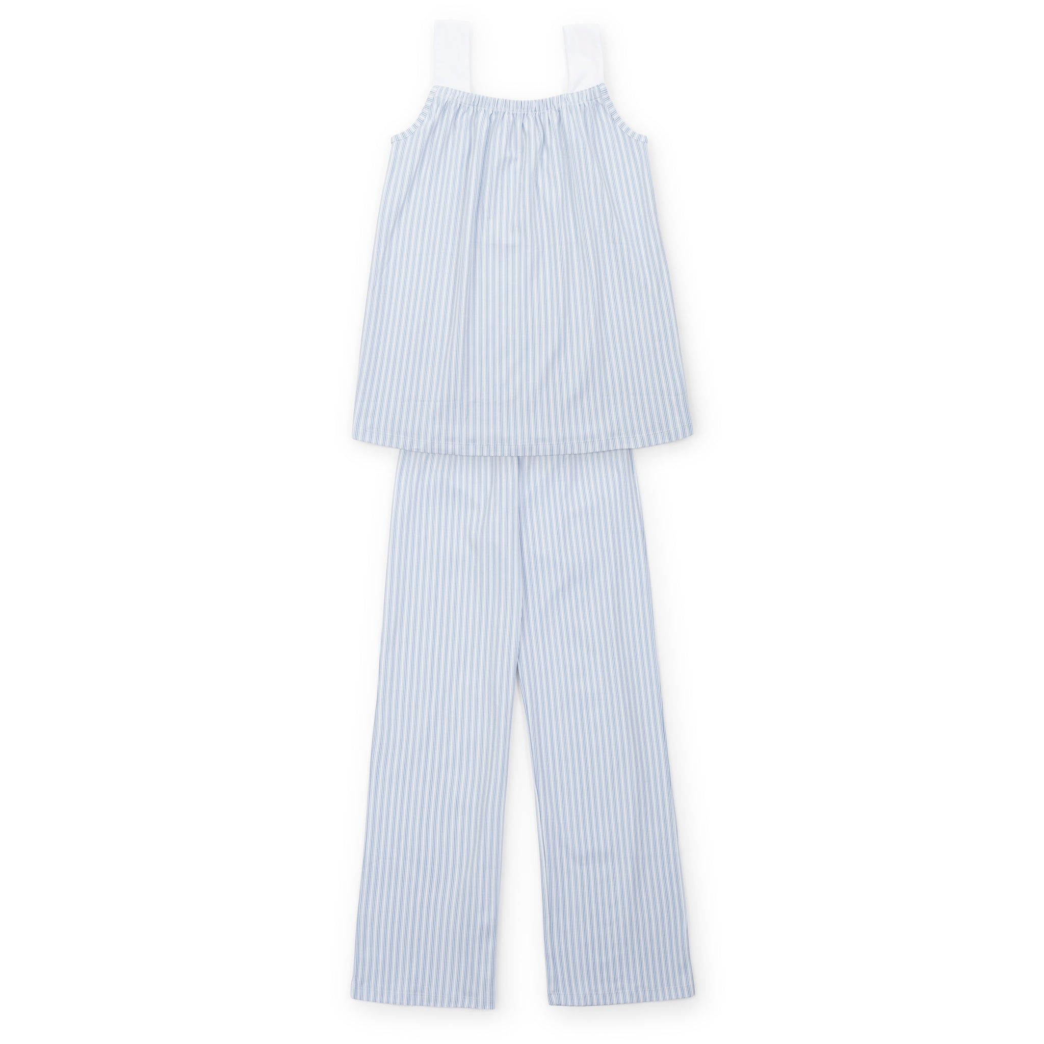 Pennie Women's Pajama Pant Set - Stripes in Blue