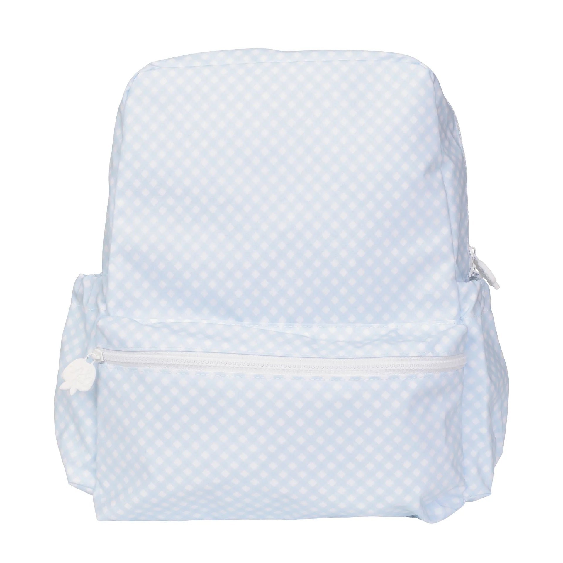 The Backpack Blue Gingham Large by Apple of My Isla