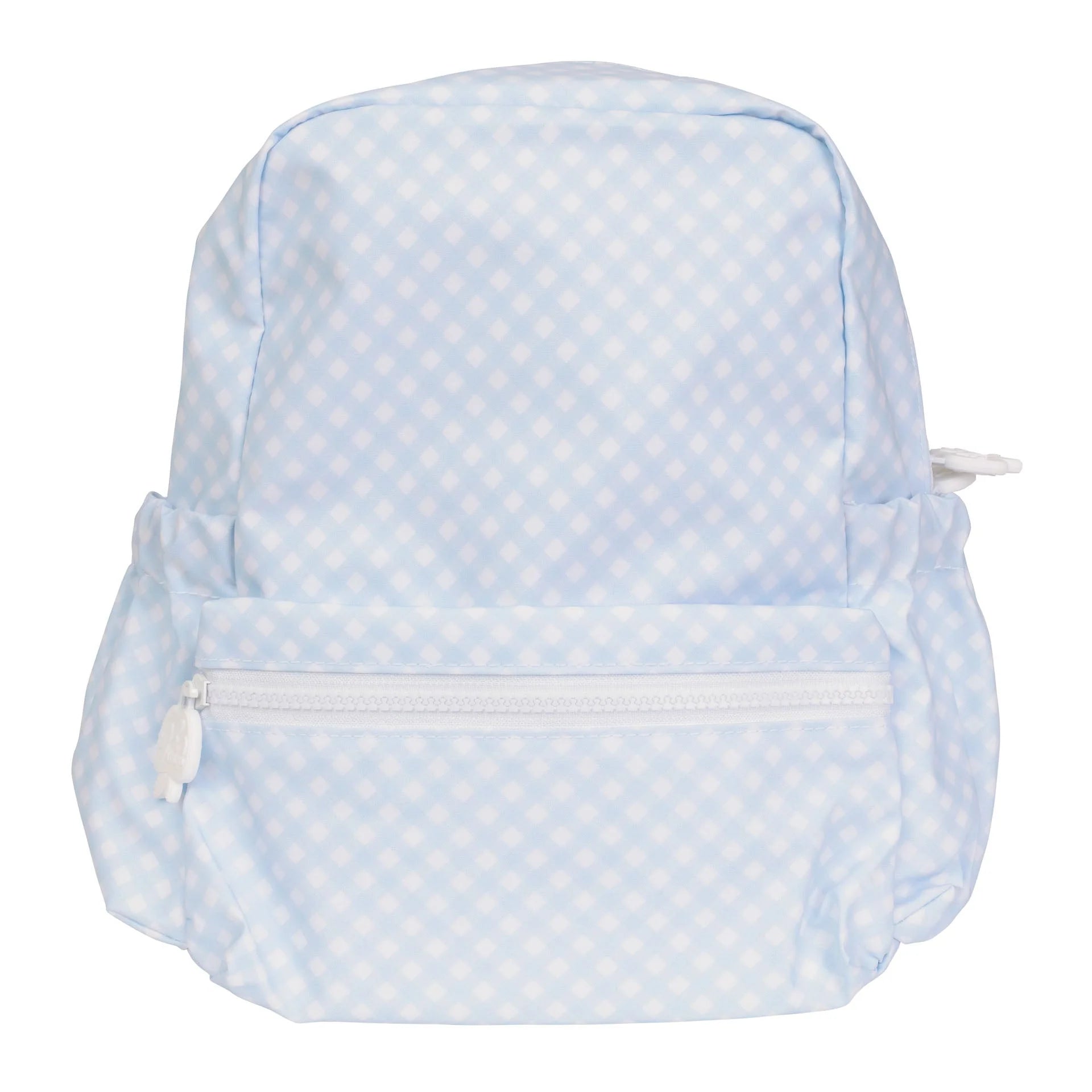 The Backpack Blue Gingham Small by Apple of My Isla