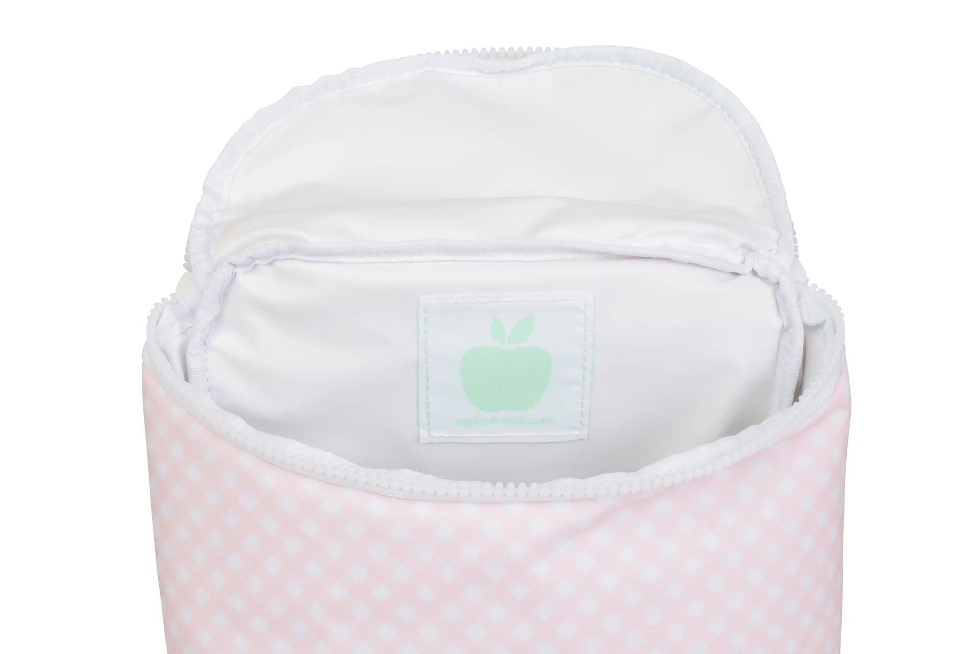 The Bottle Bag Peachy Pink Gingham by Apple of My Isla