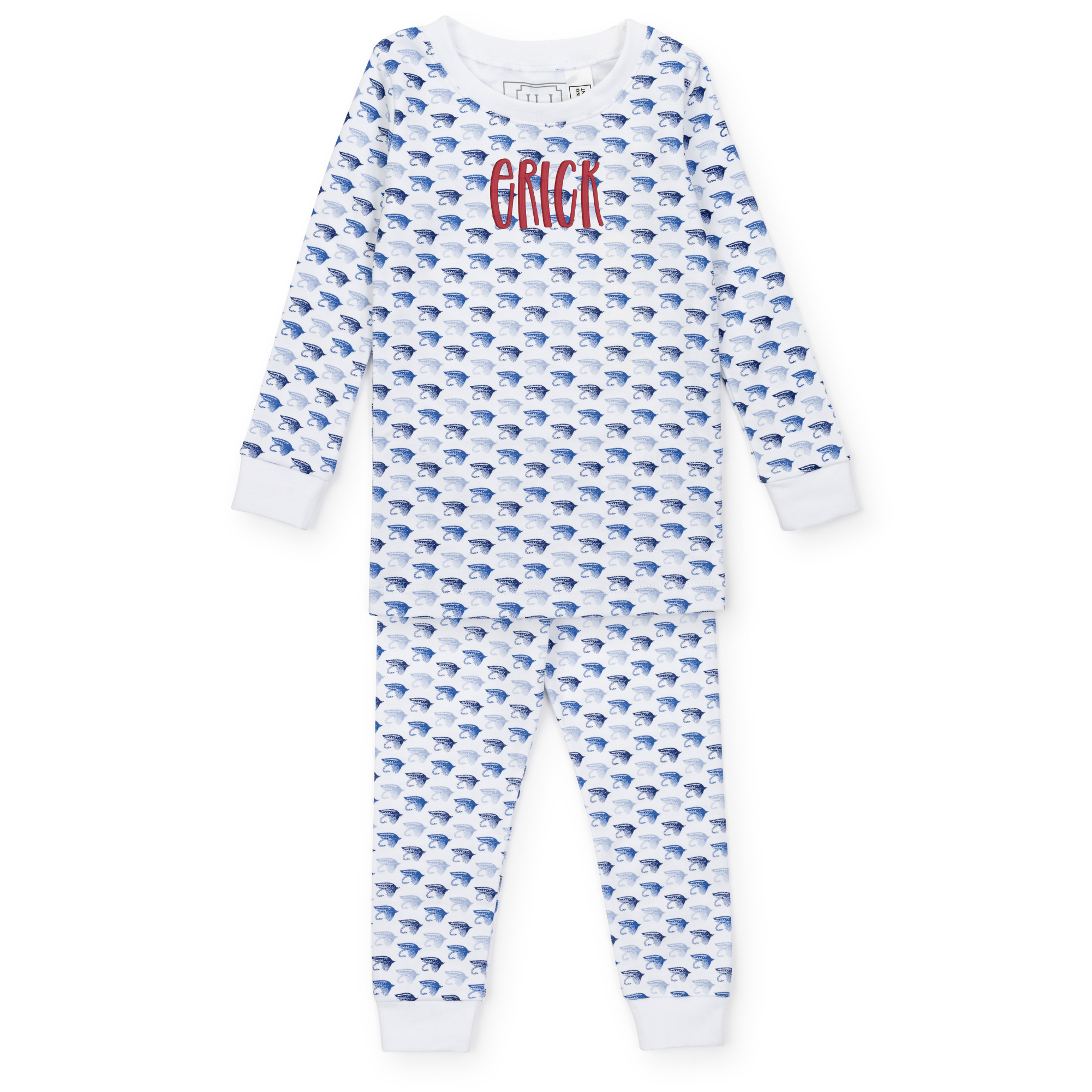 Grayson Boys' Pima Cotton Pajama Pant Set - Fly Fishing