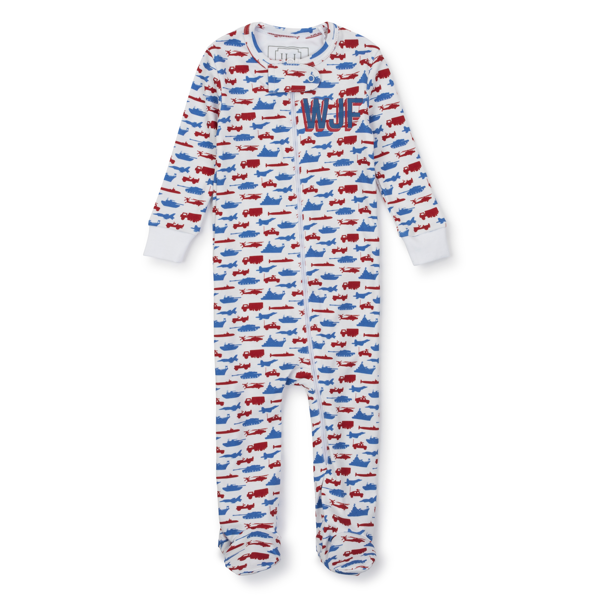 SALE Parker Boys' Pima Cotton Zipper Pajama - Freedom Fighters