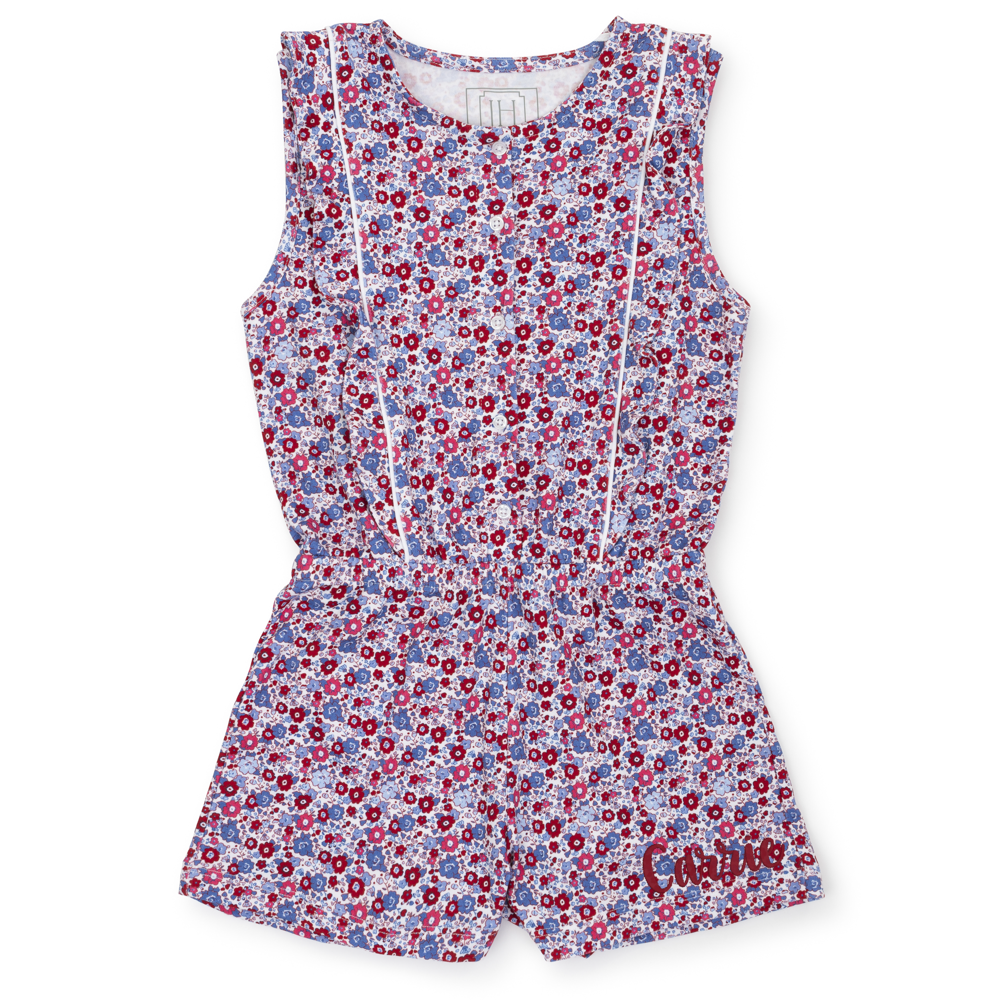 Lola Girls' Pima Cotton Romper - Freedom Floral