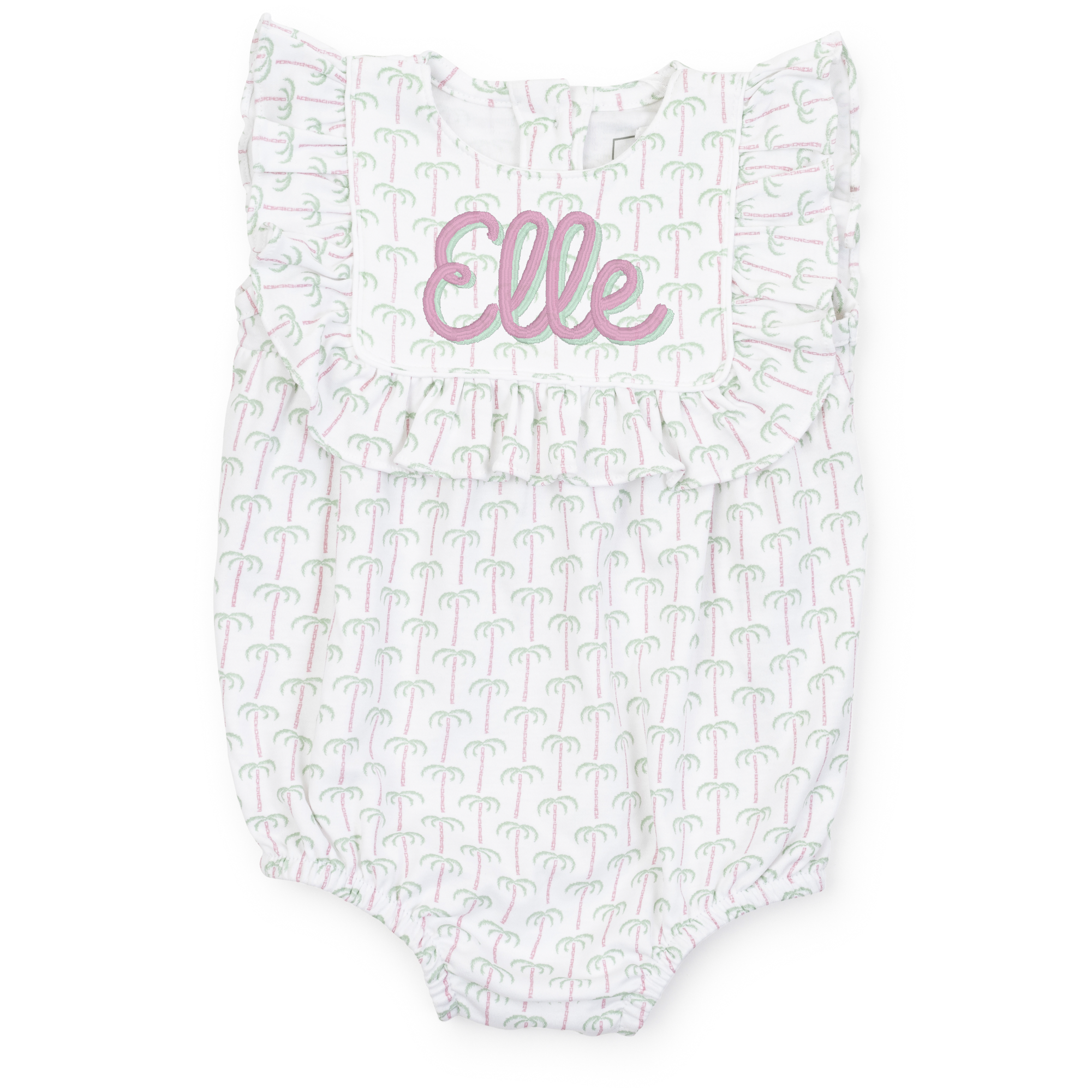 SALE Pearl Girls' Pima Cotton Bubble - Pacific Palms Pink