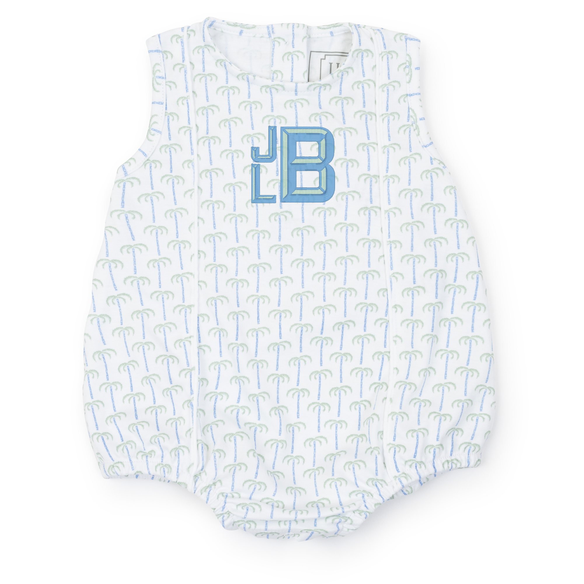 Reid Boys' Pima Cotton Bubble - Pacific Palms Blue