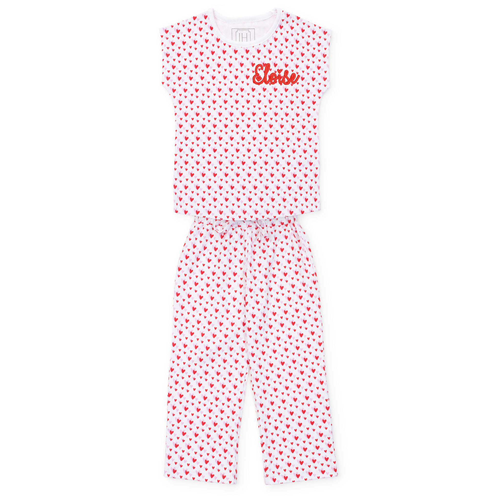 Merrick Girls' Pant Set - Heart to Heart Pink