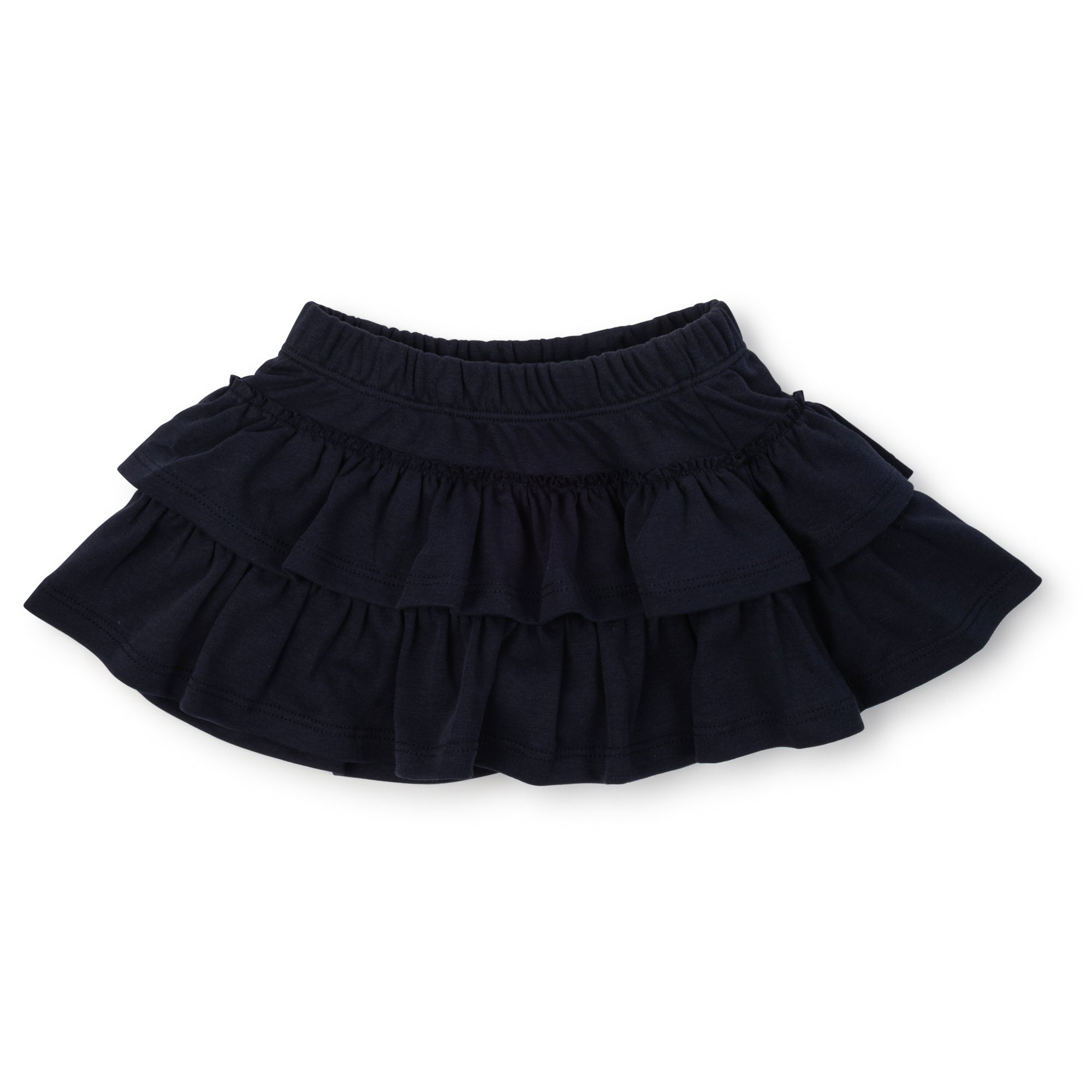 Uniform Maggie Girls' Tiered Skirt - Navy