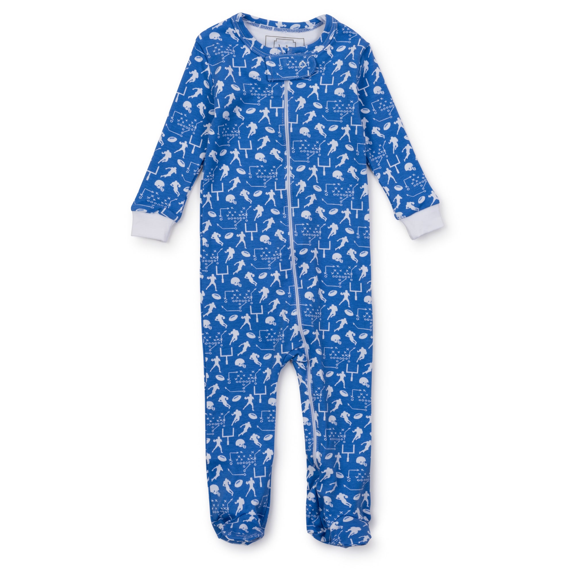 Parker Boys' Pima Cotton Zipper Pajama - Football Game