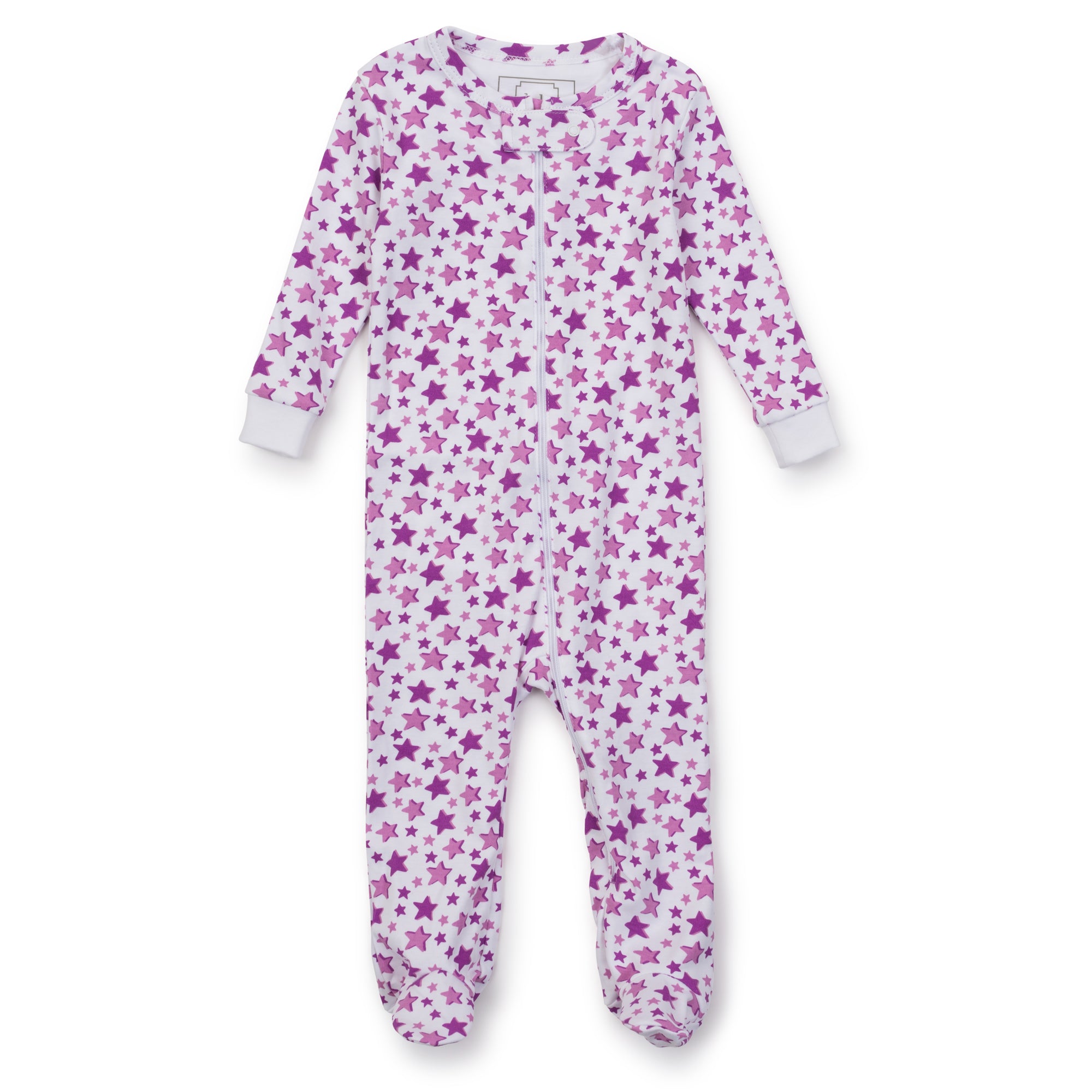 SALE Parker Girls' Pima Cotton Zipper Pajama - Rock Stars