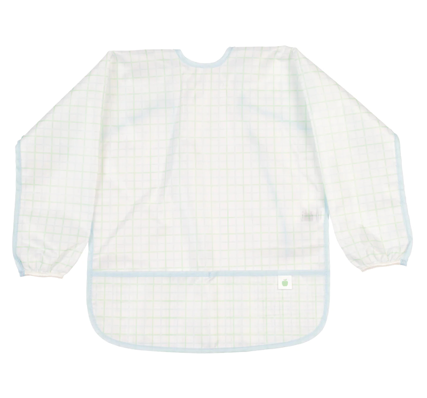 The Cover Everything Bib Blue Green Windowpane by Apple of My Isla