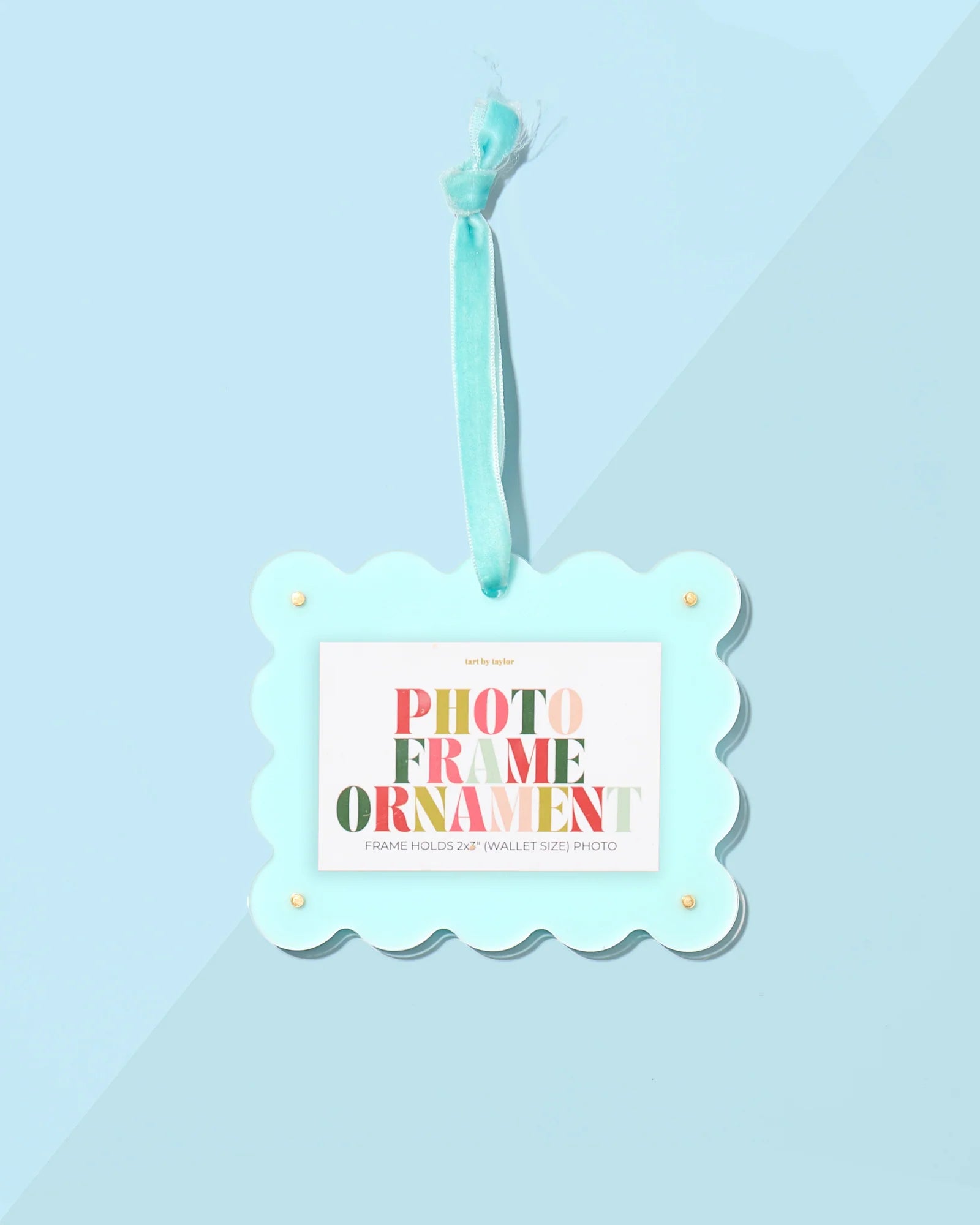 Mini Frame Ornament - Seafoam