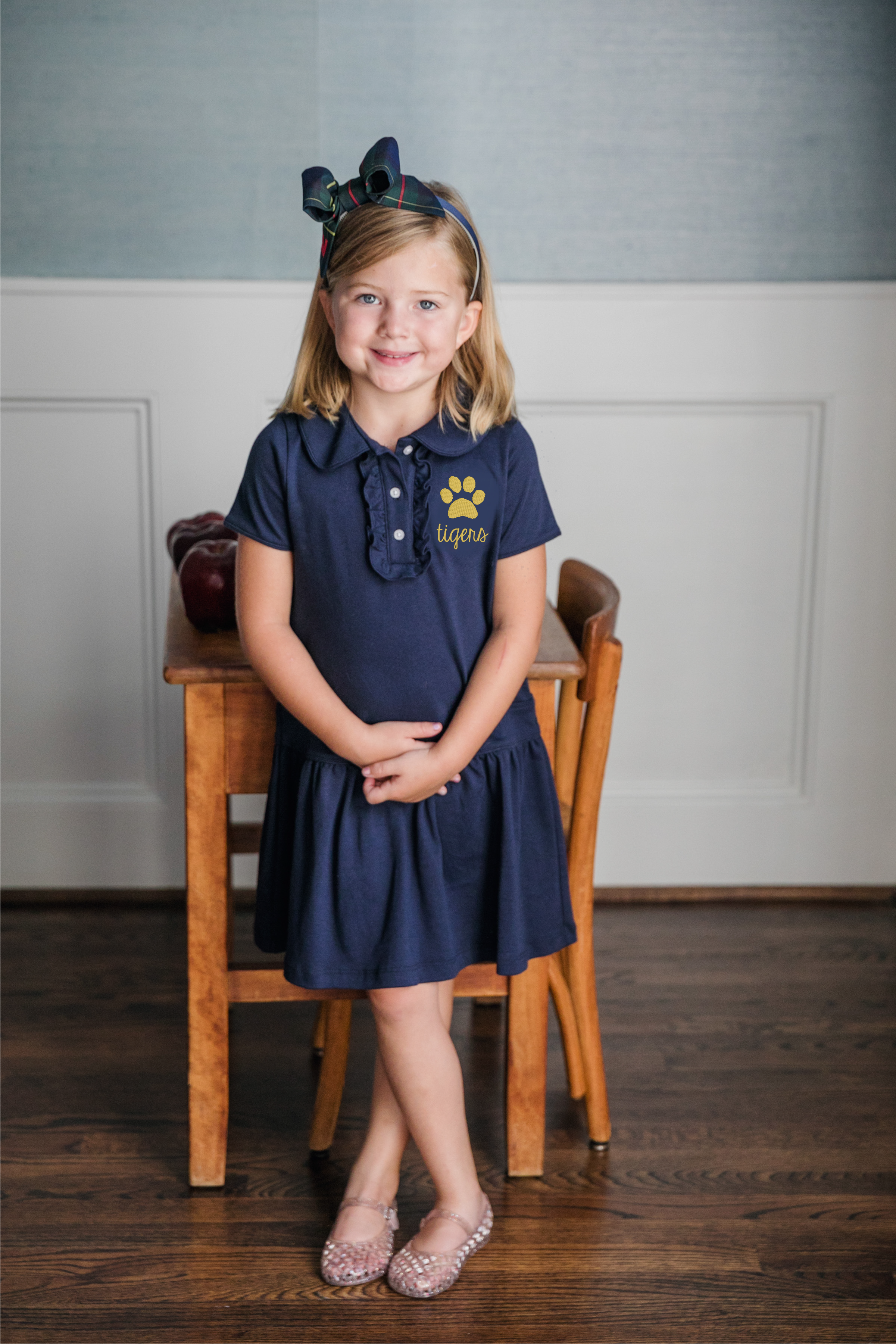 Uniform Sydney Girls' Dress - Navy