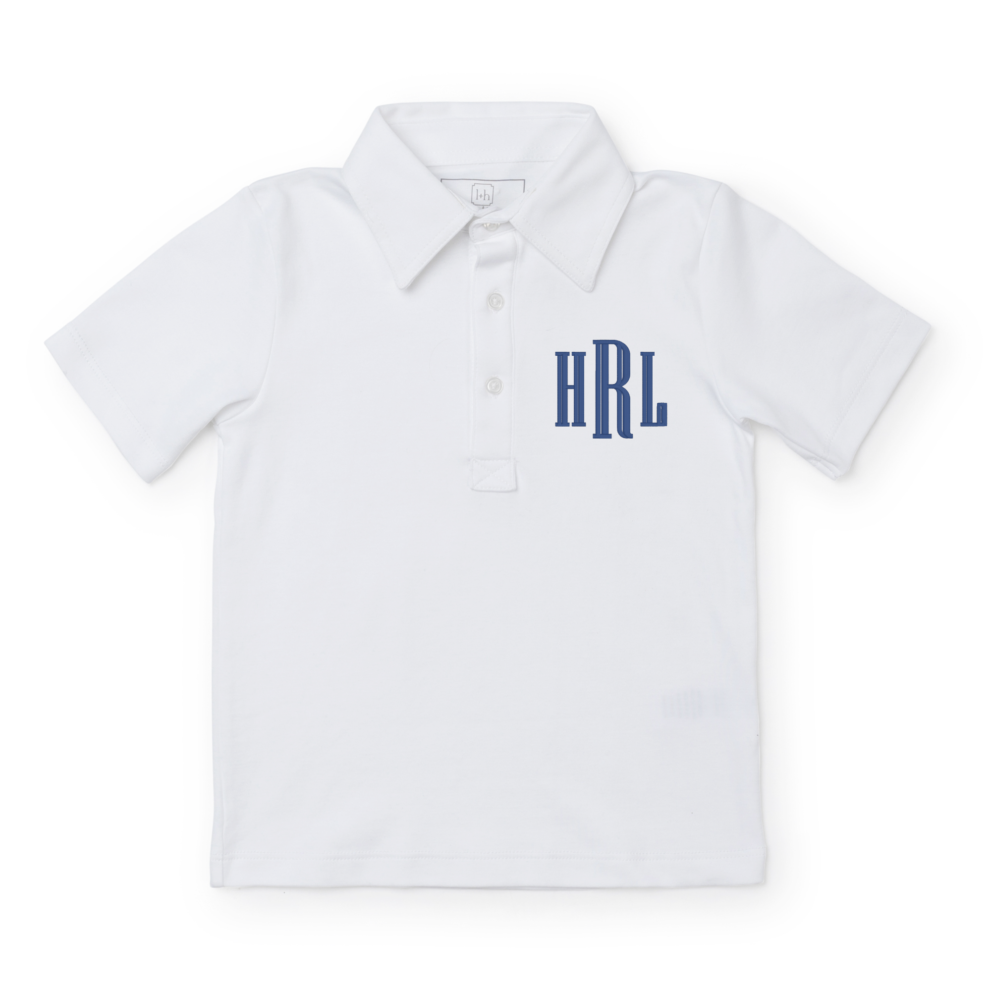 Griffin Boys' Pima Cotton Polo Golf Shirt - White