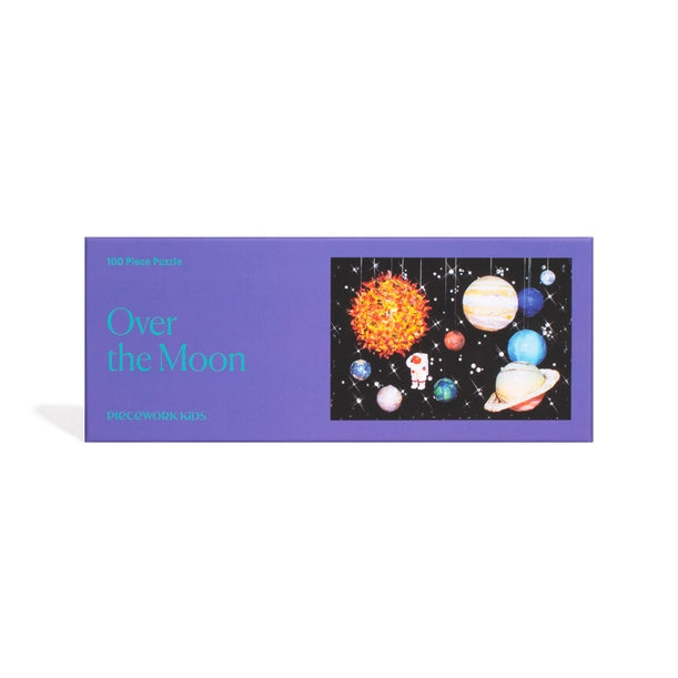 Over the Moon 100 Piece Puzzle by Pieceworks Puzzles