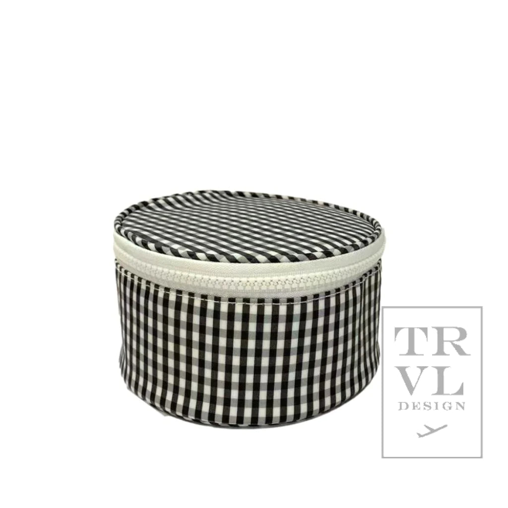 Roundup Jewel Case Gingham Black by TRVL Design