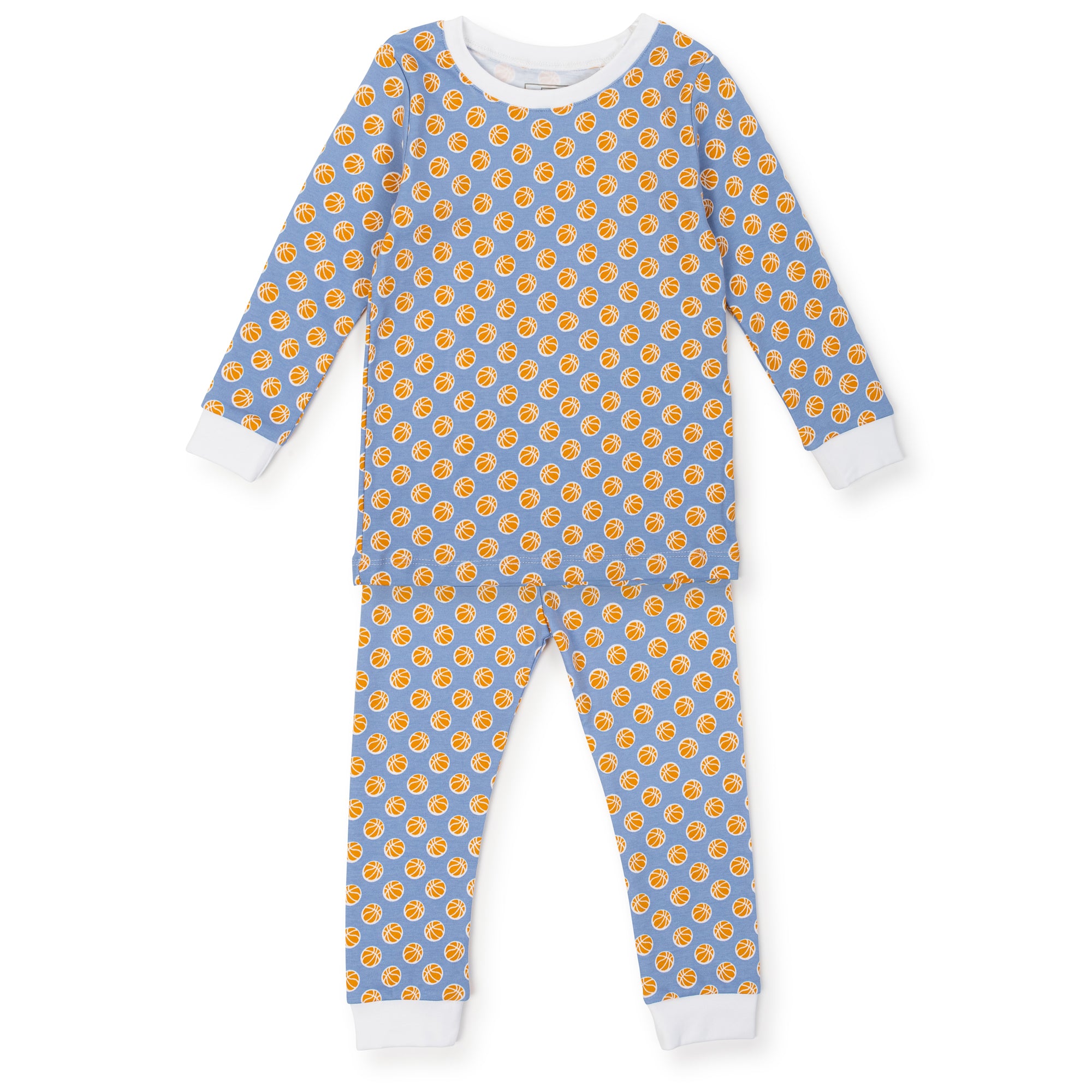 SALE Grayson Boys' Pima Cotton Pajama Pant Set - Hoop it up Blue