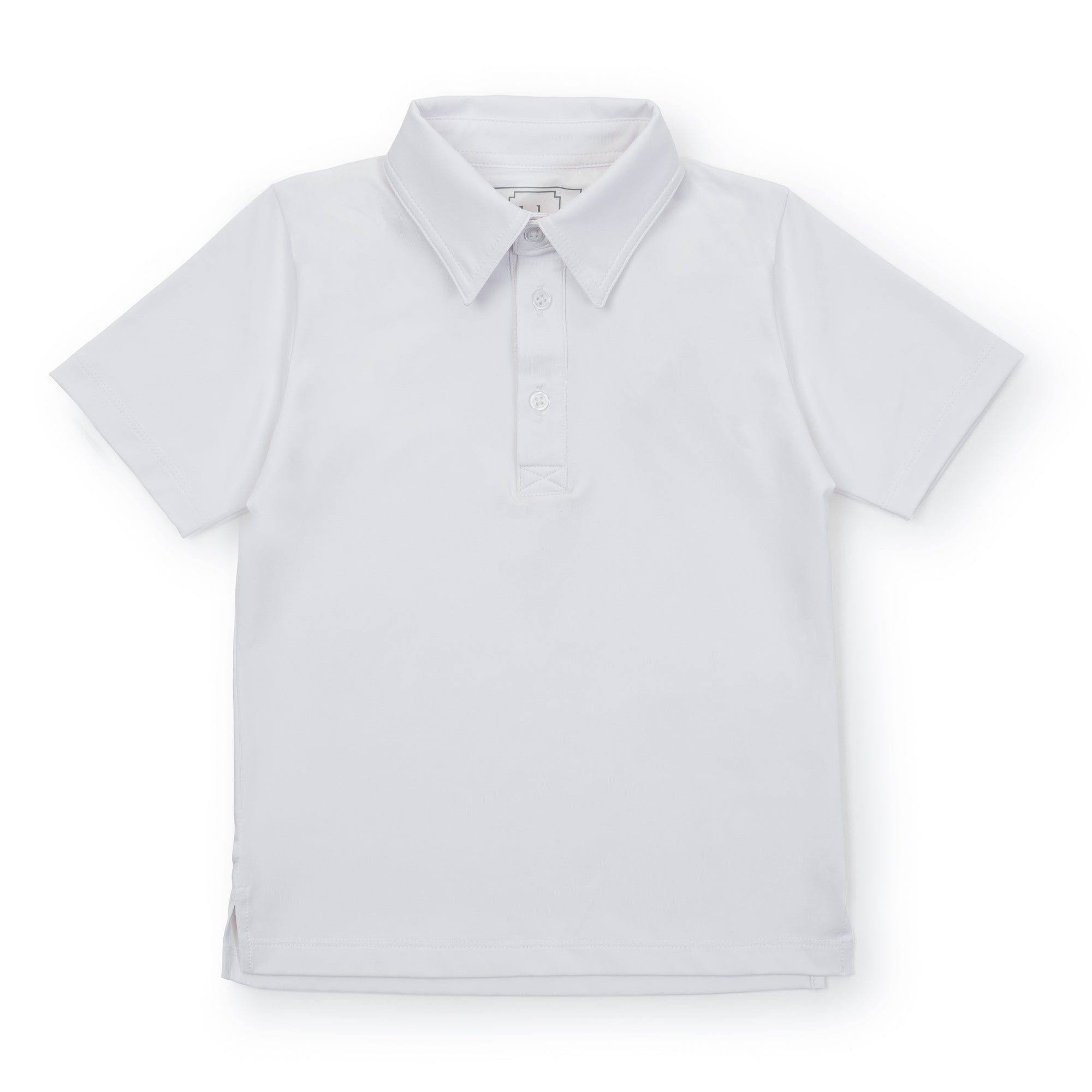 Collegiate Shop: Will Boys' Polo Shirt by LH Sport with Monogram - White