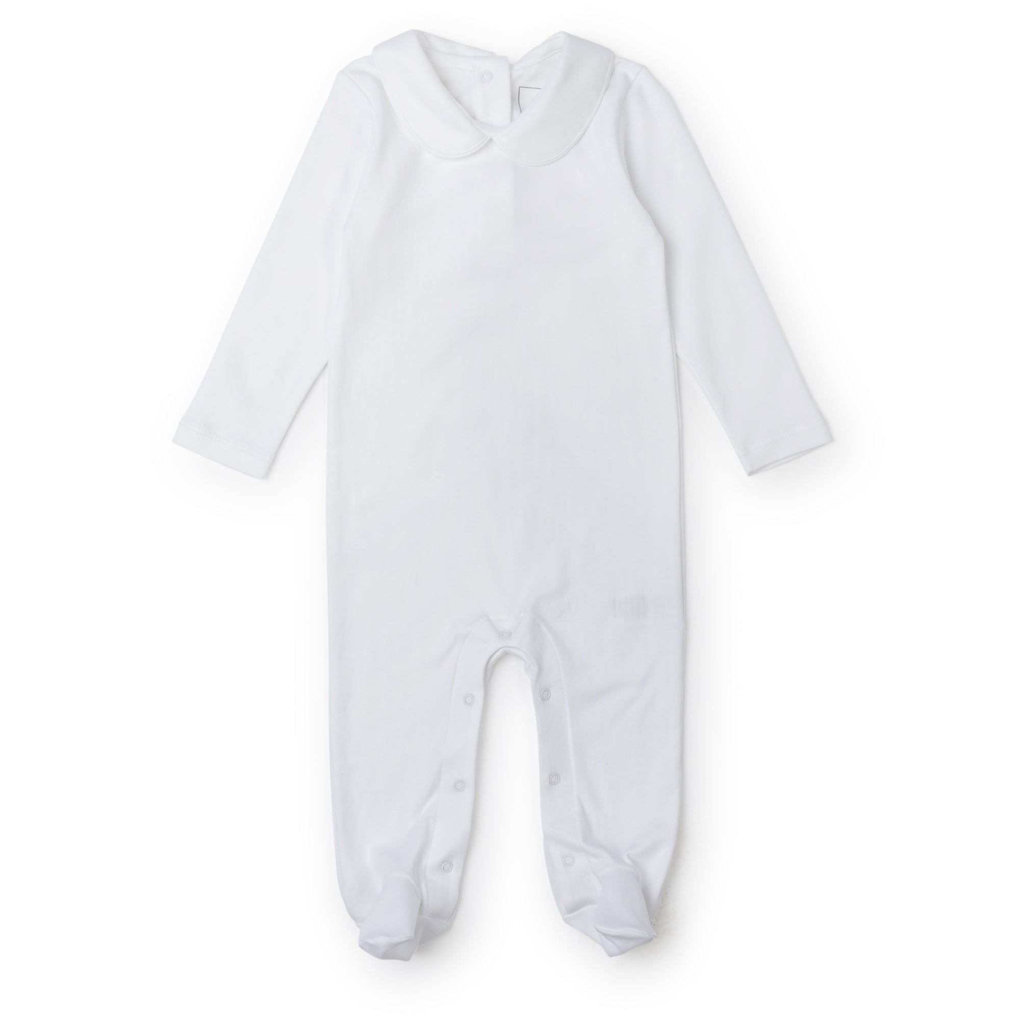 Lane Pima Cotton Romper - White