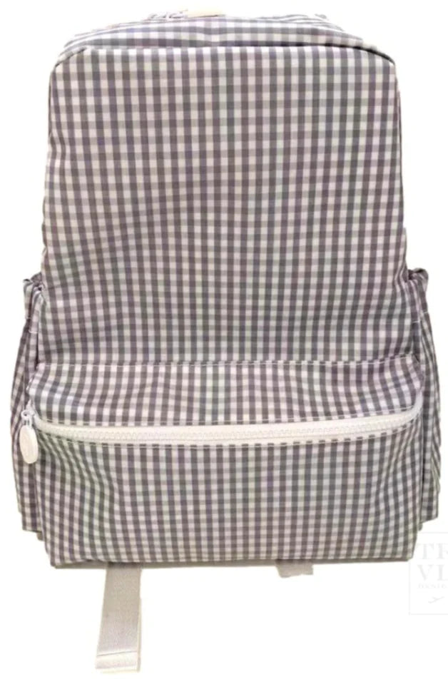 SALE Backpacker Gingham Grey by TRVL Design