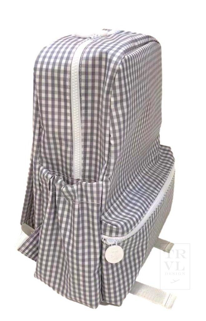 SALE Backpacker Gingham Grey by TRVL Design