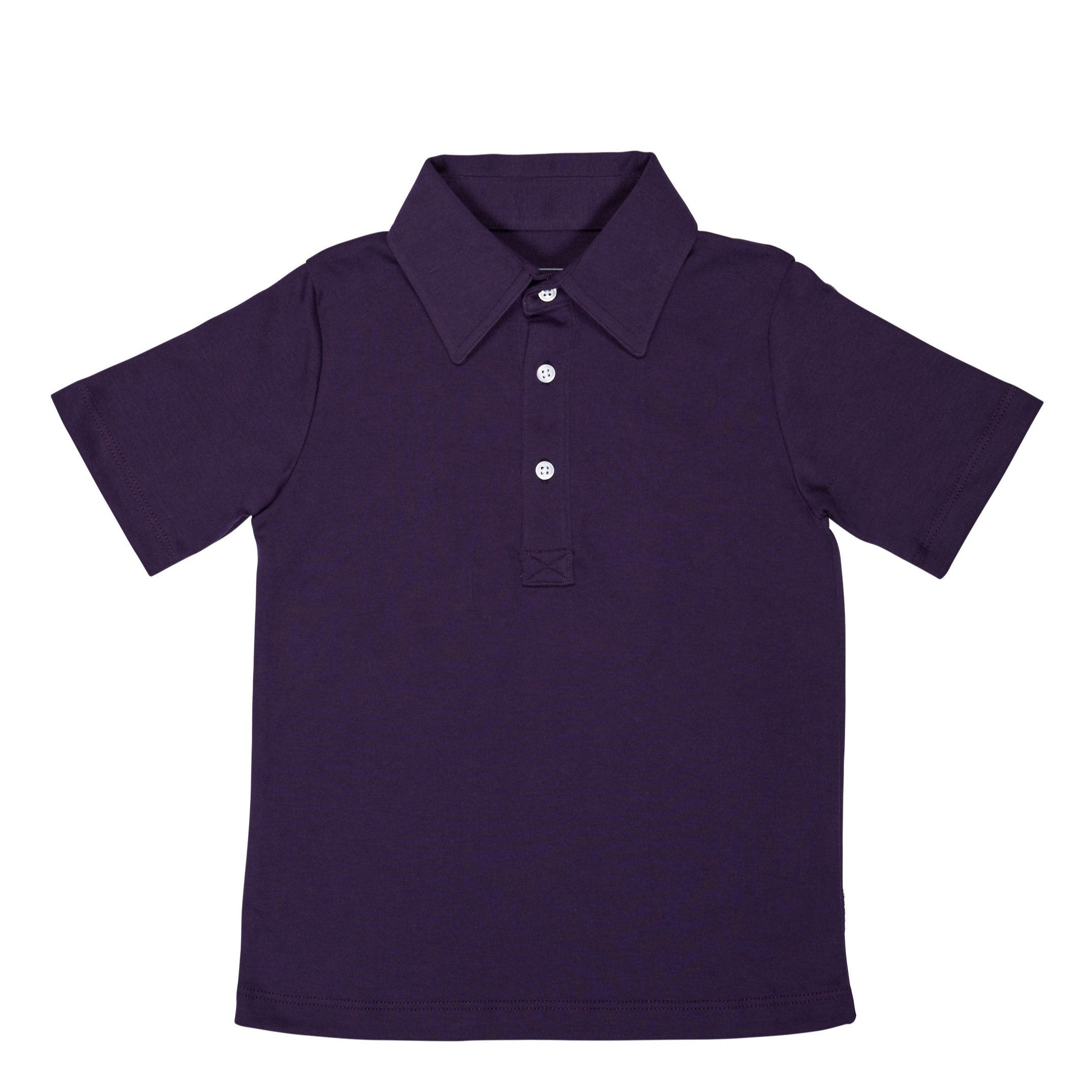 SALE Griffin Boys' Pima Cotton Polo Golf Shirt - Purple