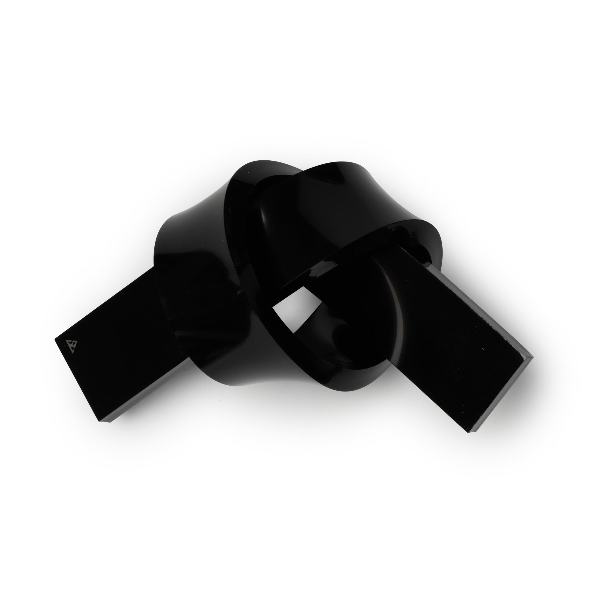 Decorative Acrylic Love Knot - Solid Black