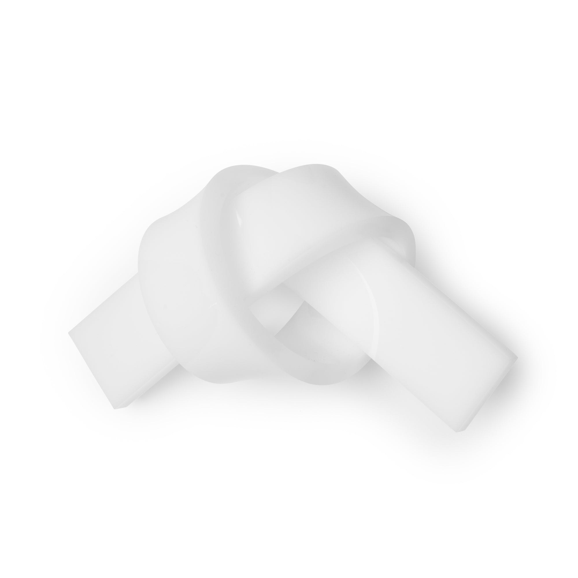 Decorative Acrylic Love Knot - Solid White